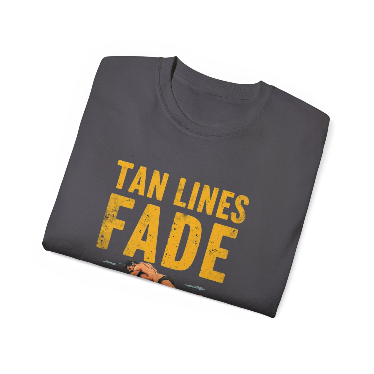 Surfer Tan Lines Tee, Unisex Cotton Shirt, Vacation Apparel, Beach Day Outfit, Casual Summer Clothing - Psychonaut Swag