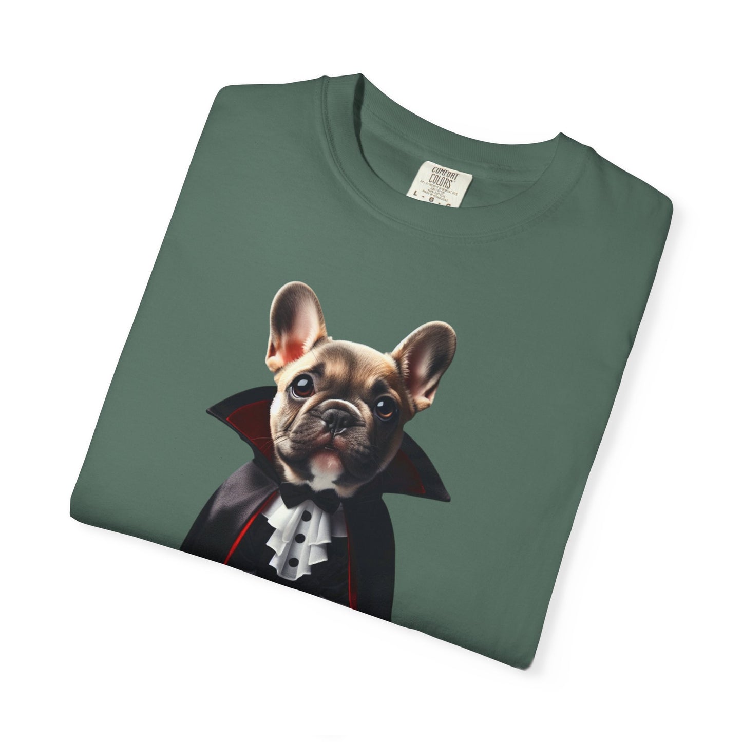 Funny French Bulldog Vampire T-Shirt, Pet Lover Gift, Halloween Costume Tee, Dog Theme Apparel, Unisex Graphic Shirt