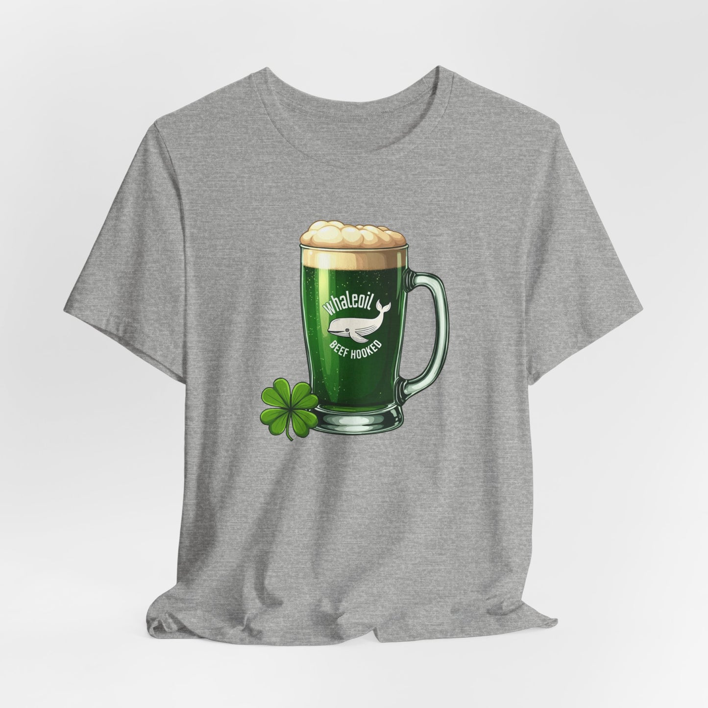 St. Patrick's Day Green Beer T-Shirt — Lucky Shamrock Pint Graphic Tee
