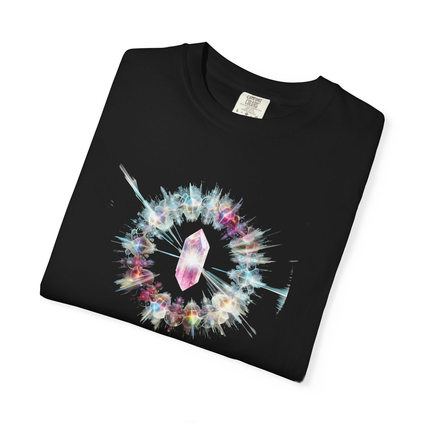 Crystal Energy Unisex T-shirt - Healing Magic Design - Psychonaut Swag
