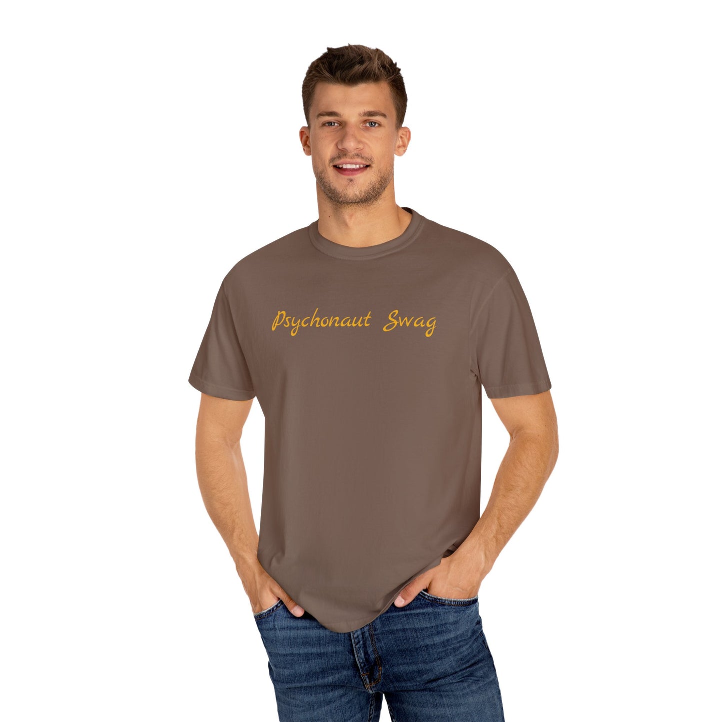 Psychonaut Staple, Chimp in Space Unisex Garment-Dyed T-shirt - Psychonaut Swag