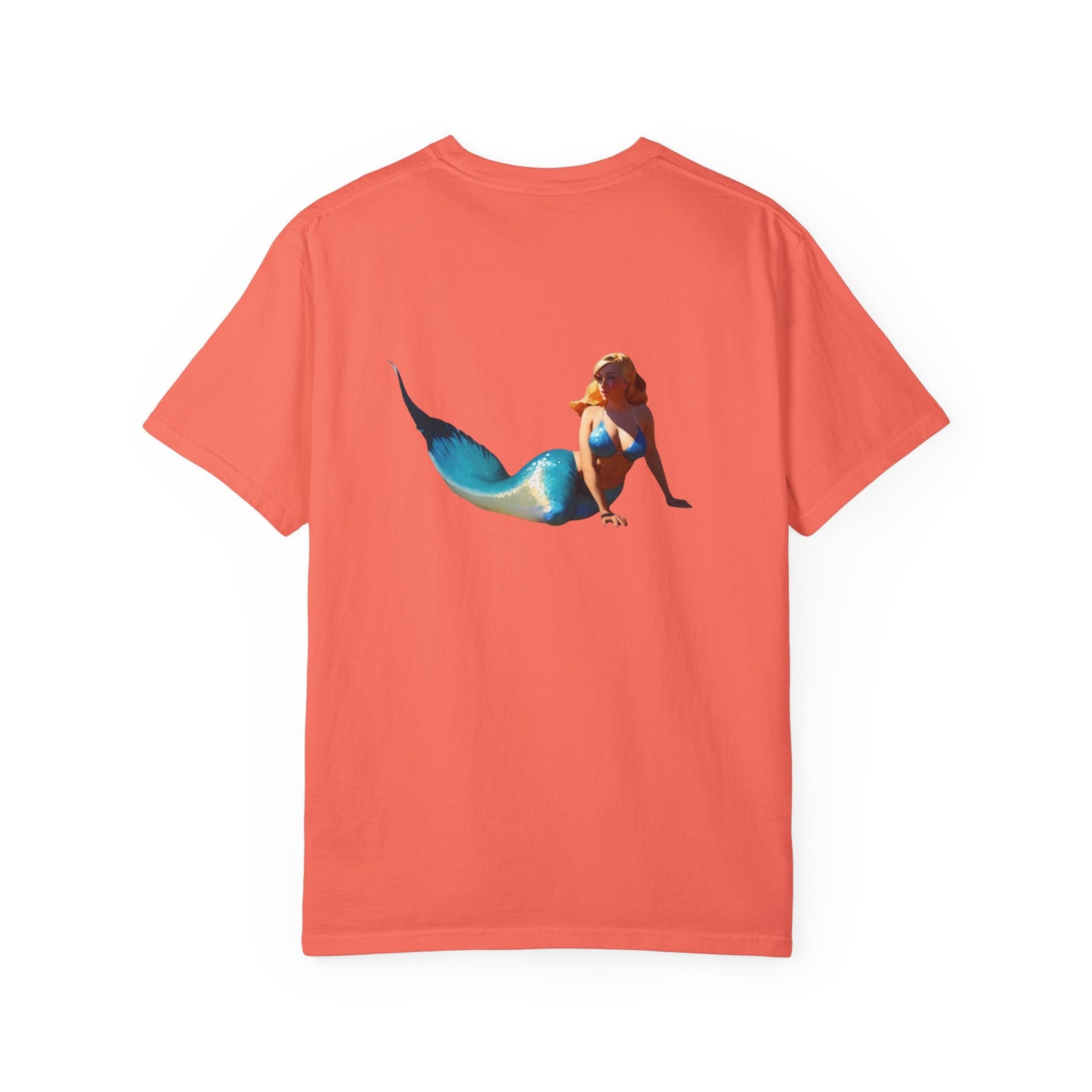 Mermaid tee, Unisex Garment-Dyed T-shirt - Psychonaut Swag