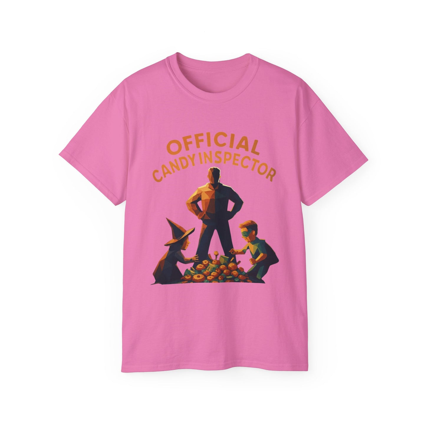 Official Candy Inspector Unisex Ultra Cotton Tee, Funny Gift, Halloween Tee, Party Shirt, Retro Style T-Shirt