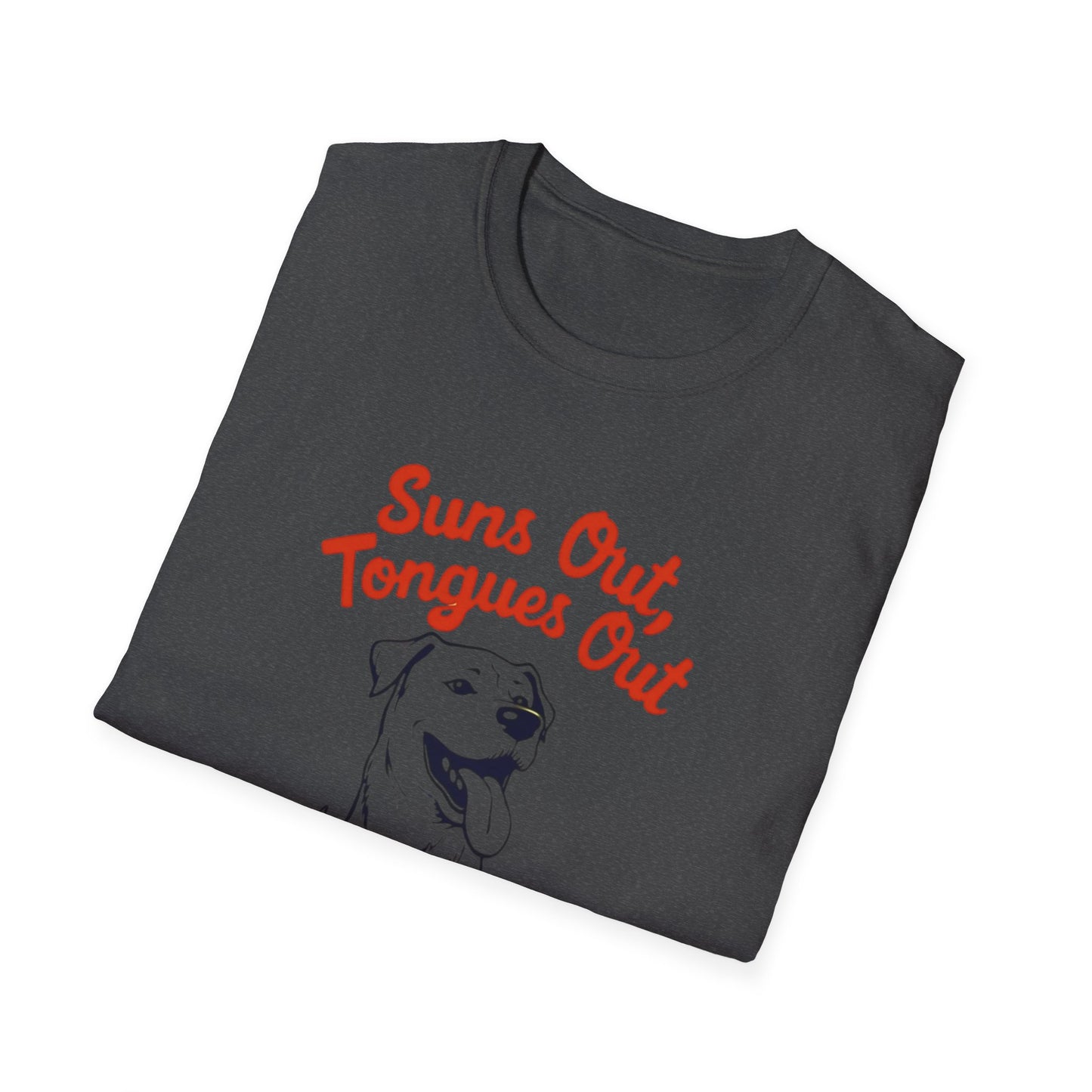 Suns Out, Tongues Out T-Shirt – Unisex Summer Tee, Dog Lovers Gift, Casual Wear, Cute Pet Shirt, Animal Lover Apparel - Psychonaut Swag