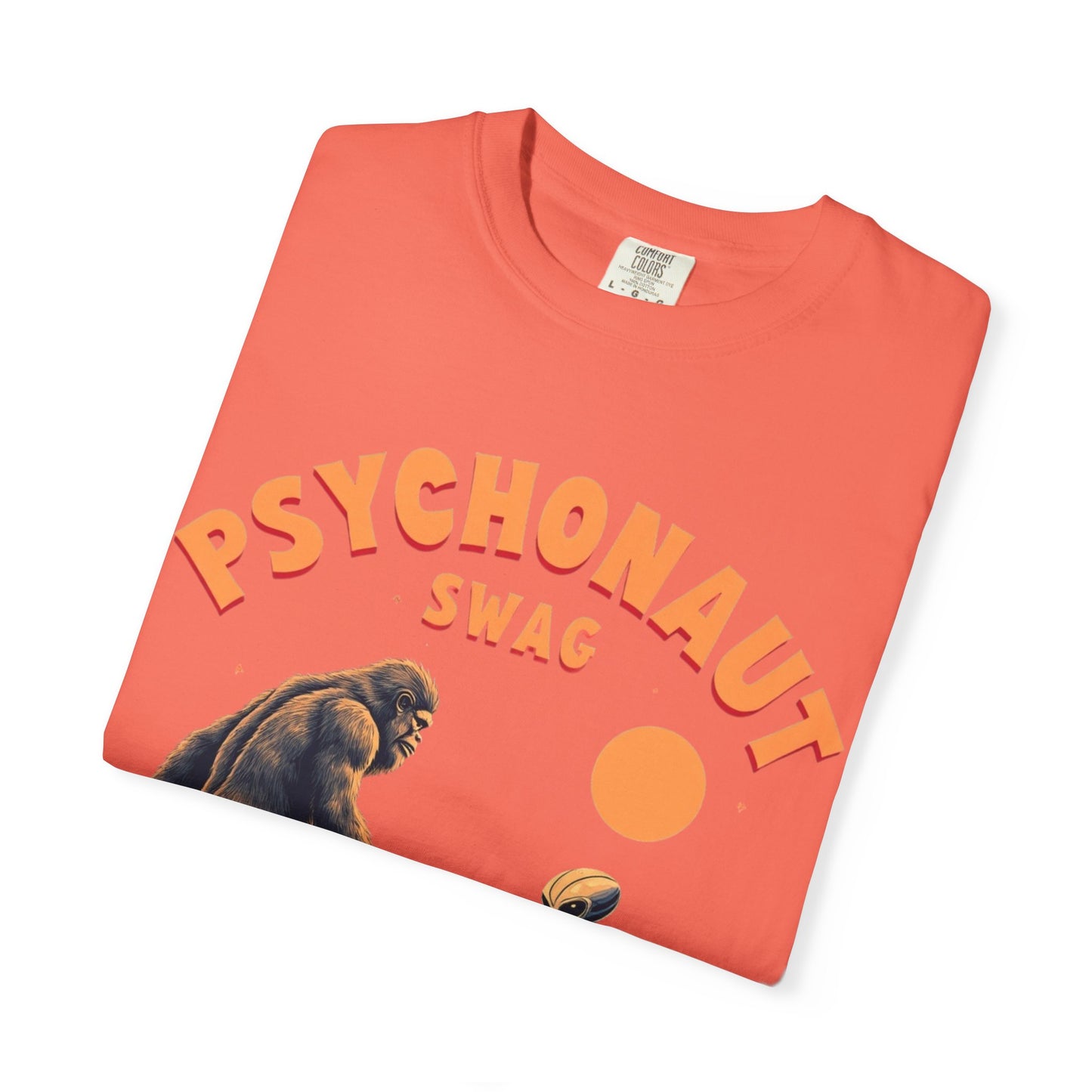 Alien vs Bigfoot, Psychonaut Swag Unisex T-Shirt, Funny Graphic Tee, Unique Gift for Gamers, Outdoor Lovers, Birthday, Casual Wear - Psychonaut Swag