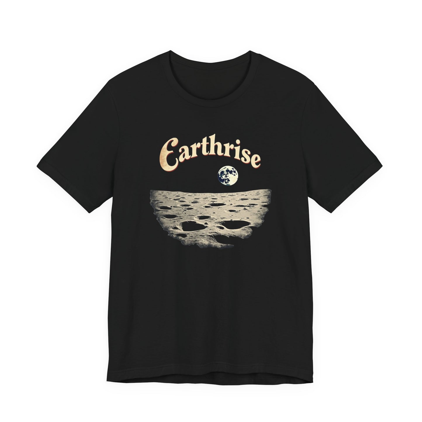 Earthrise Unisex Tee | Vintage Style Graphic Shirt, Eco-Friendly Apparel, Gift for Nature Lovers, Casual Wear, Astronomy Gift