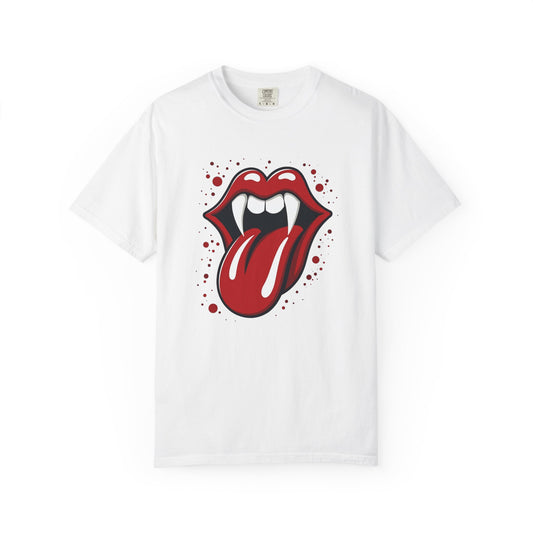 Vampire Fanged Tongue, Forty Sucks, Graphic T-Shirt