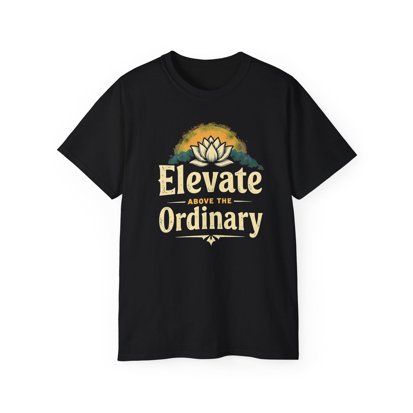 Inspirational Unisex Ultra Cotton Tee - 'Elevate Above the Ordinary' - Psychonaut Swag