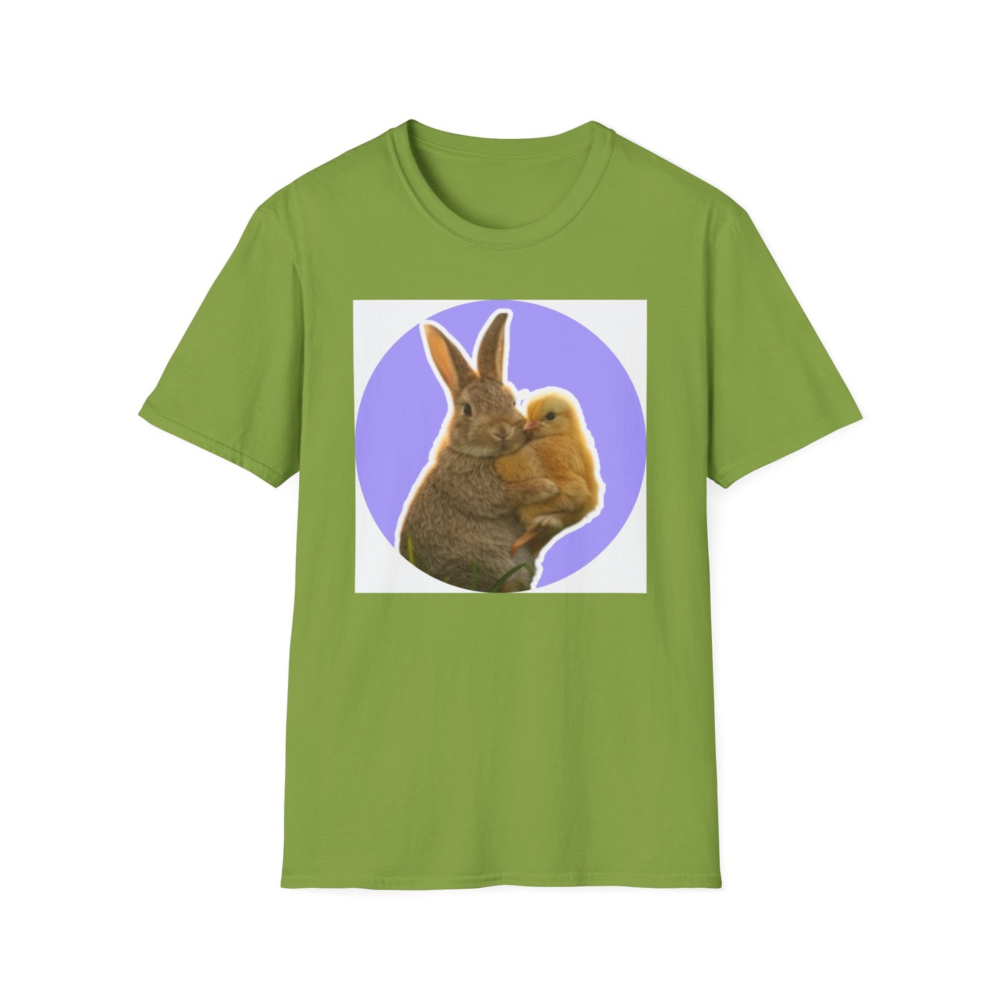 Easter Bunny and Chic, Unisex Softstyle T-Shirt