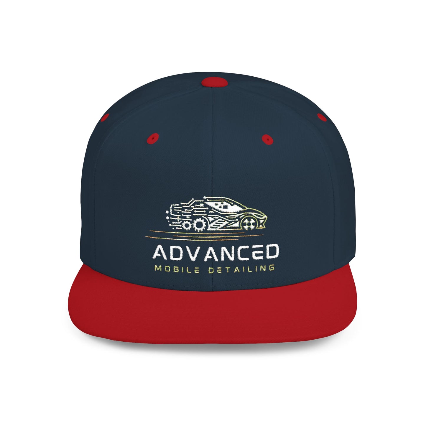 Mobile Detailing, Stylish Flat Bill Snapback Hat - Perfect for Summer Outings, Sports Events, Festivals, Stylish Gift, Trendy Fashion Accessory