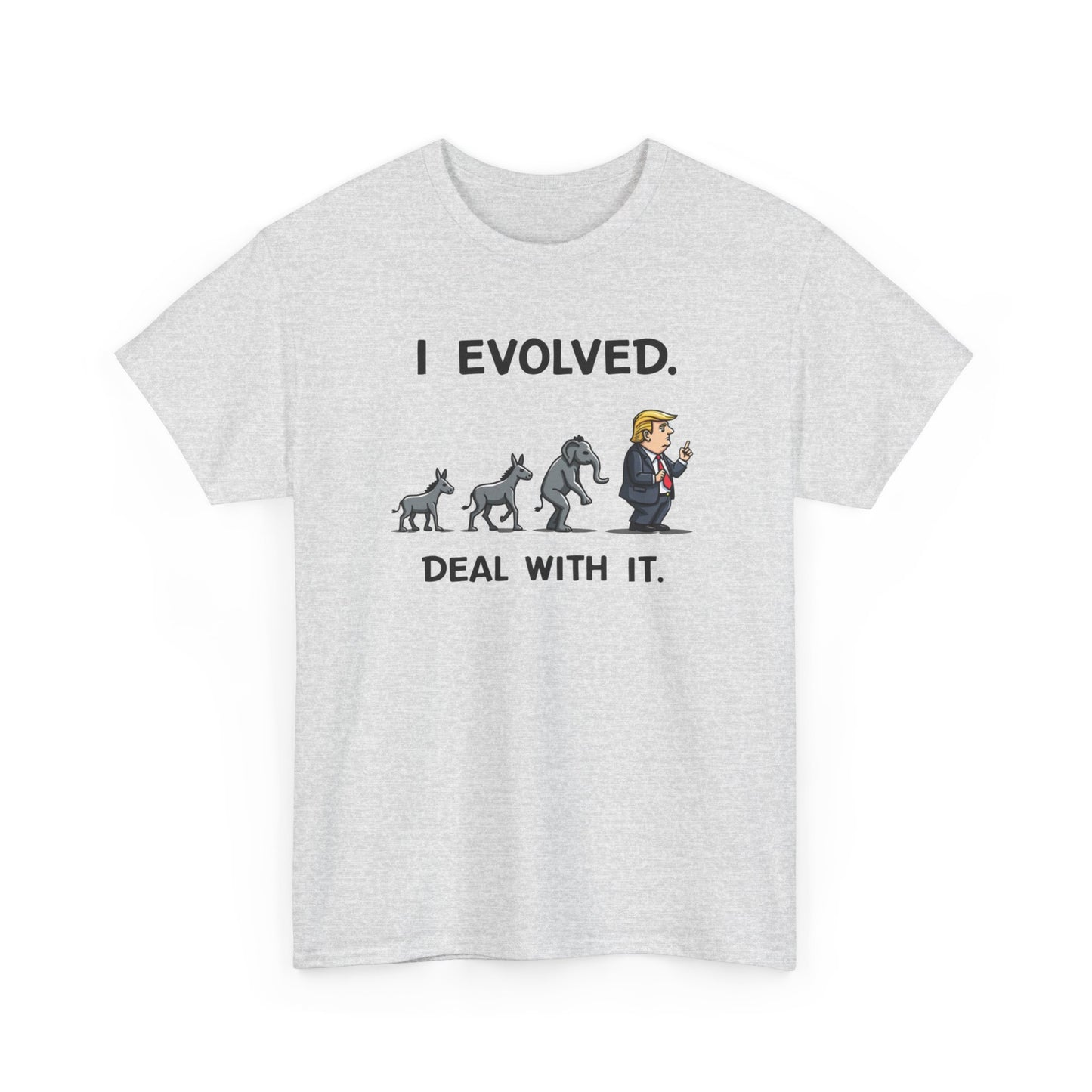 I Evolved, political humor, Funny Unisex T-Shirt, Gift for Dog Lovers, Casual Wear, Statement Shirt - Psychonaut Swag