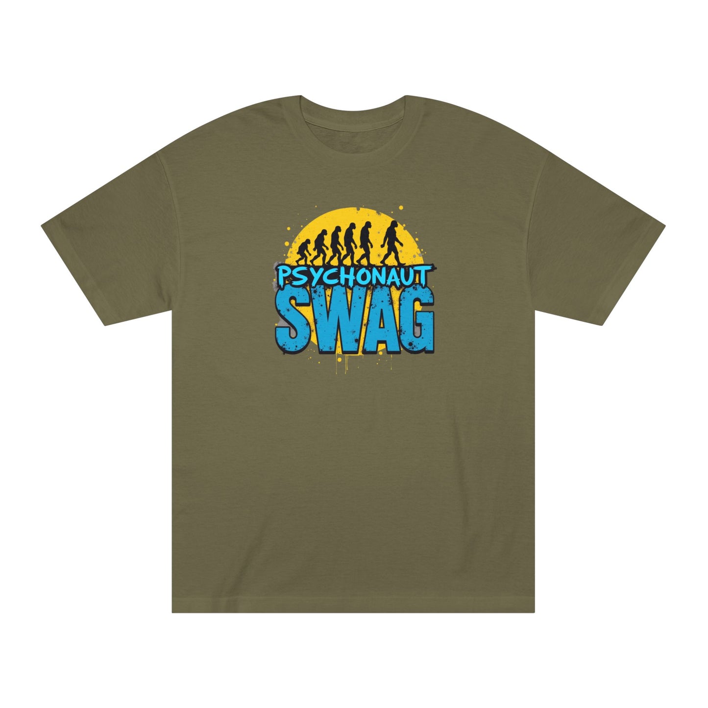 Psycho Swag Unisex Classic Tee - Trendy Graphic T-Shirt for Gamers & Psychonauts, Quirky Gift, Casual Wear, Unique Fashion - Psychonaut Swag