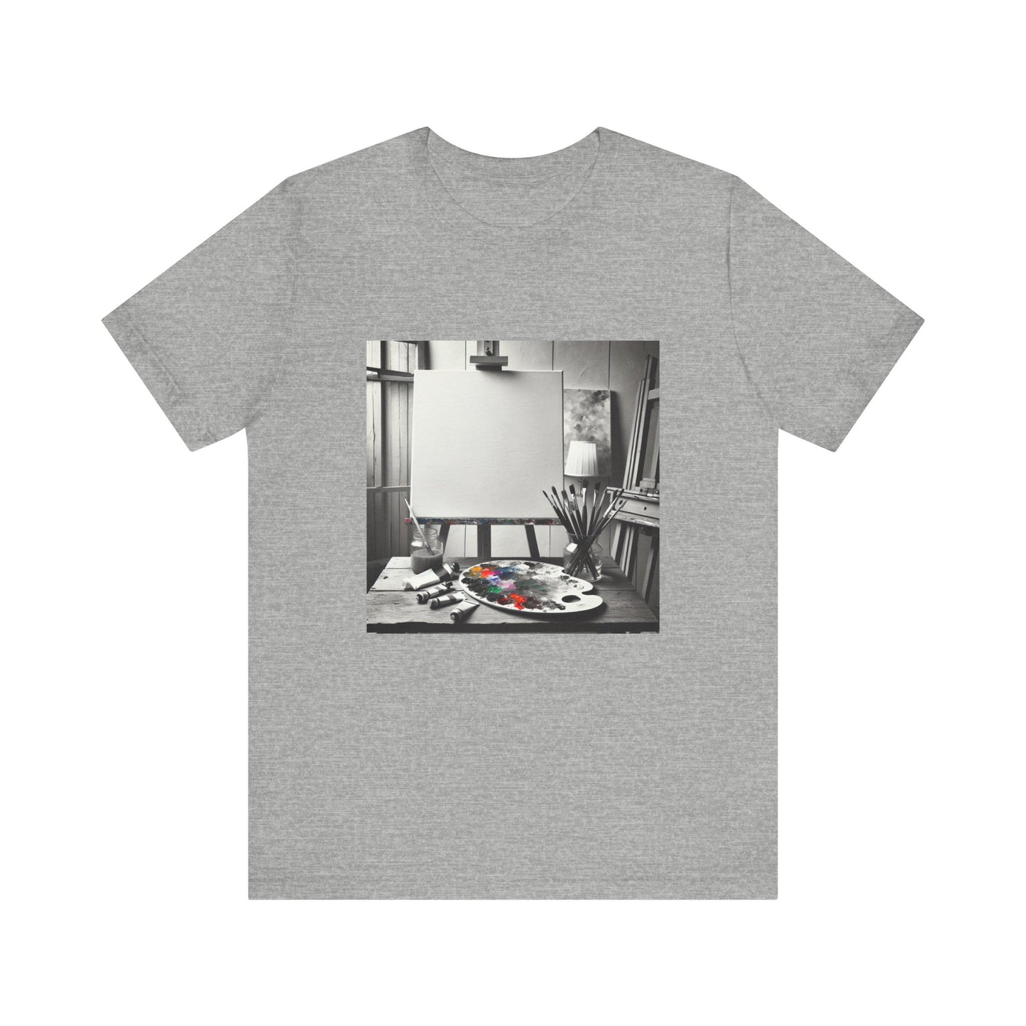 Artistic Unisex Tee - The Anticipation of a Blank Canvas - Psychonaut Swag