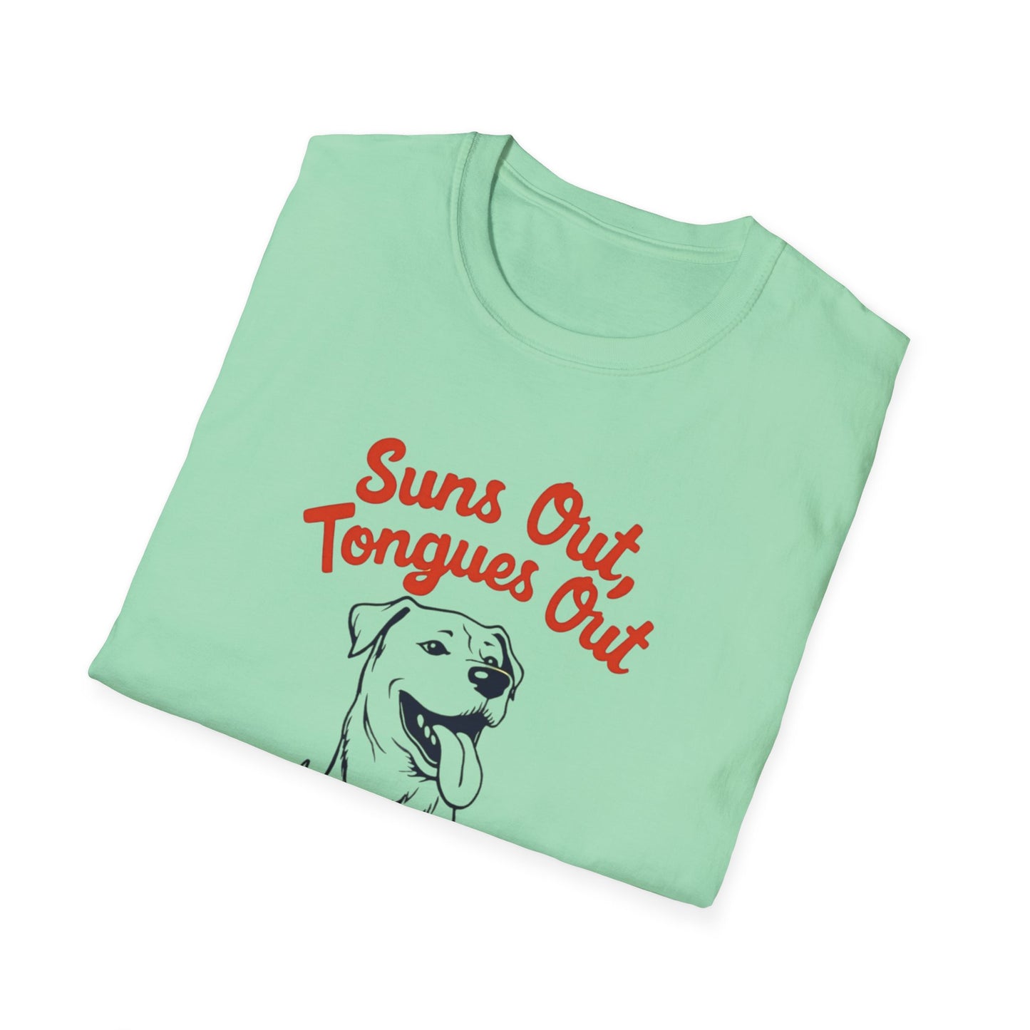 Suns Out, Tongues Out T-Shirt – Unisex Summer Tee, Dog Lovers Gift, Casual Wear, Cute Pet Shirt, Animal Lover Apparel - Psychonaut Swag
