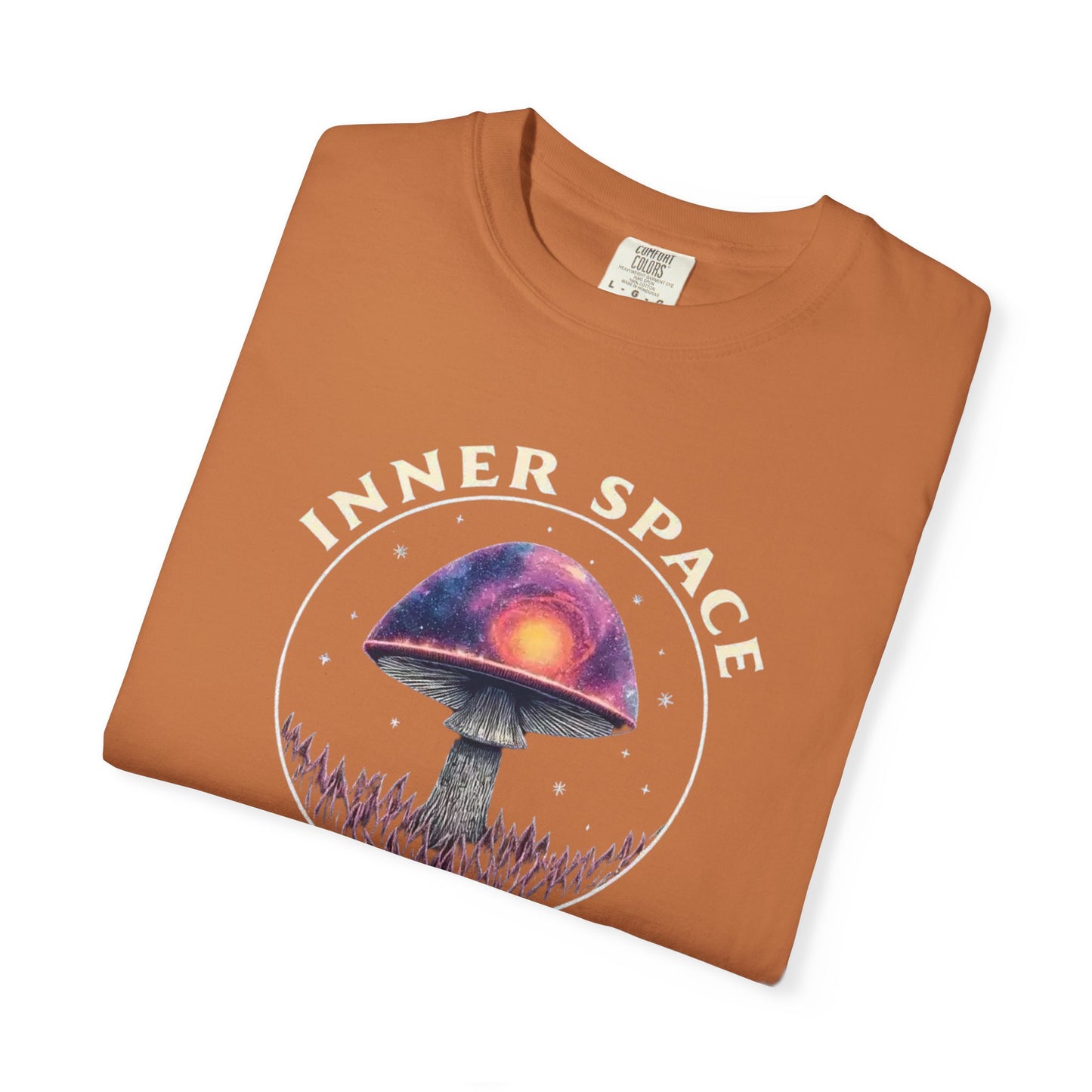 Inner Space Explorer T-Shirt, Unisex Graphic Tee, Cosmic Mushroom Apparel, Gift for Nature Lovers, Casual Wear for Adventurers - Psychonaut Swag