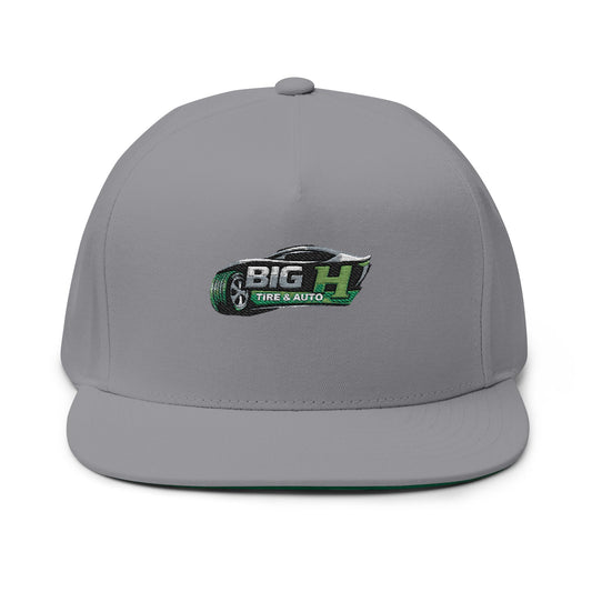 Mechanic Big H, Flat Bill Cap (Embroidery)