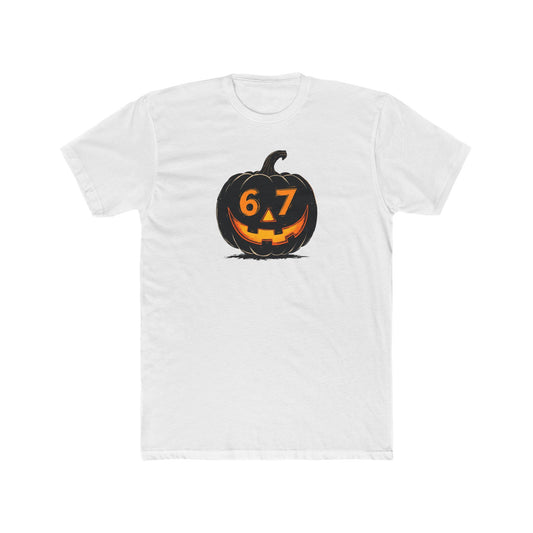 Halloween Jack-O'-Lantern Tee — 6/7 Pumpkin Graphic Shirt