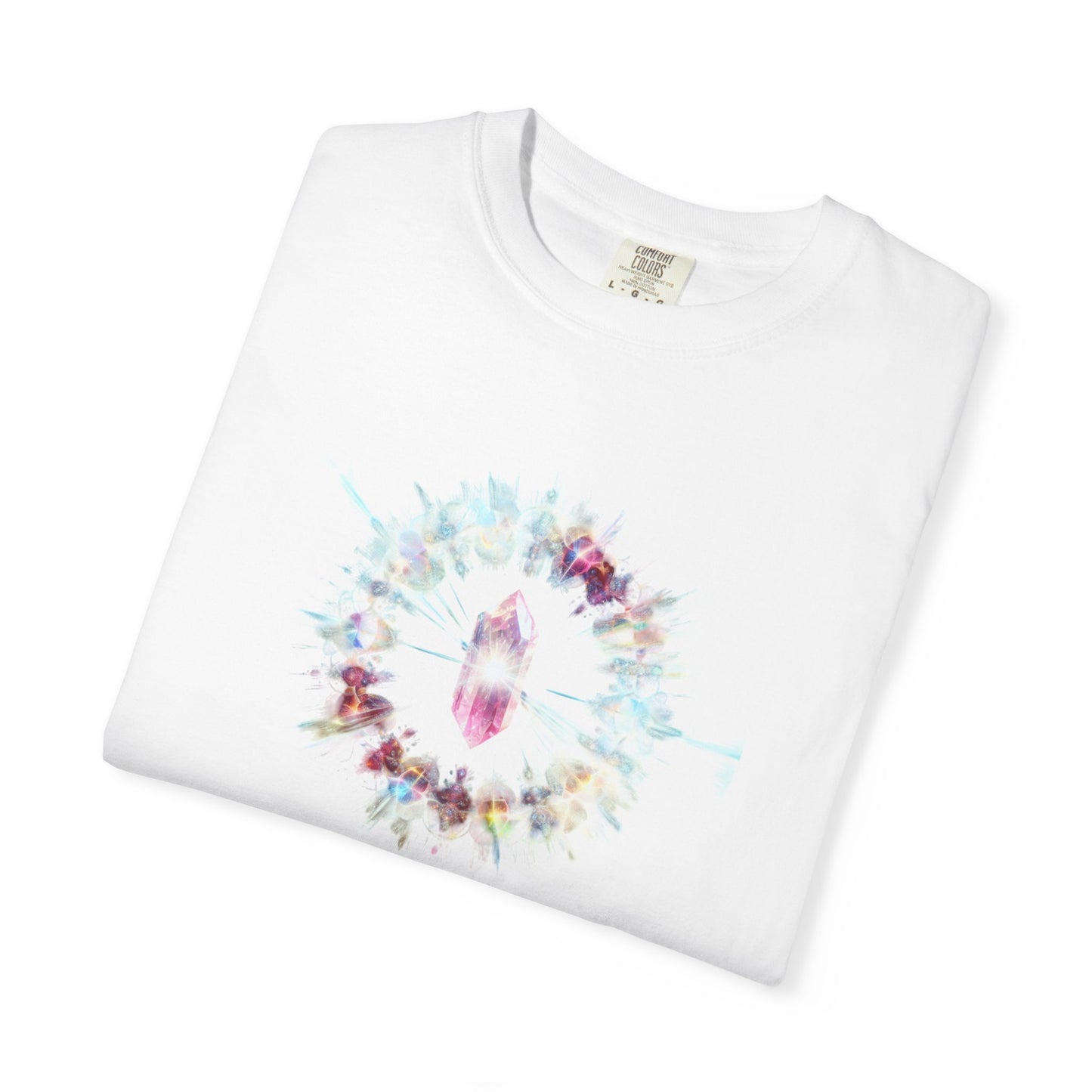 Crystal Energy Unisex T-shirt - Healing Magic Design - Psychonaut Swag