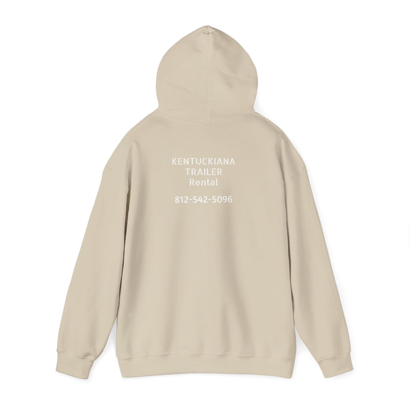 Kentuckiana Small biz swag, Trailer Rental Hoodie for Road Trips, Gifts for Adventure Lovers, Unique Hoodie for Renters, Travel Gear, Funny Sweatshirt