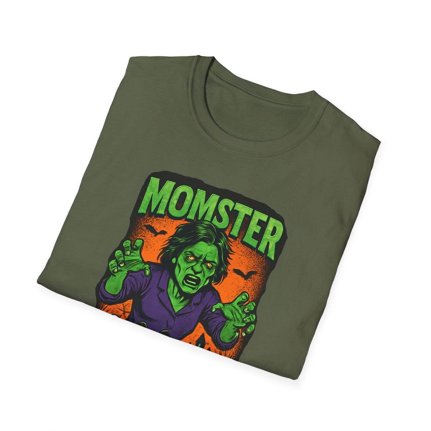 Halloween Momster T-Shirt, Unisex Spooky Tee, Cute Halloween Shirt, Gift for Halloween Lovers, Family Costume Shirt, Trick or Treat Shirt
