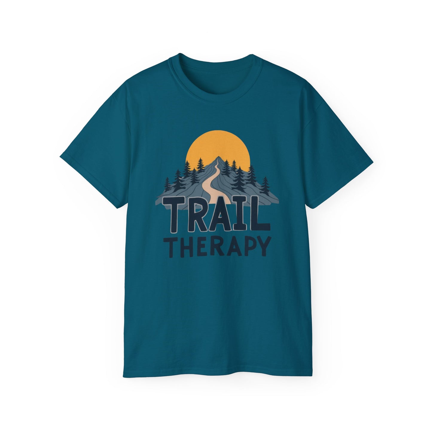 Trail Therapy Unisex Ultra Cotton Tee | Outdoor Lover Gift, Adventure Shirt, Nature Tee, Hiking Apparel, Relaxation Wear - Psychonaut Swag