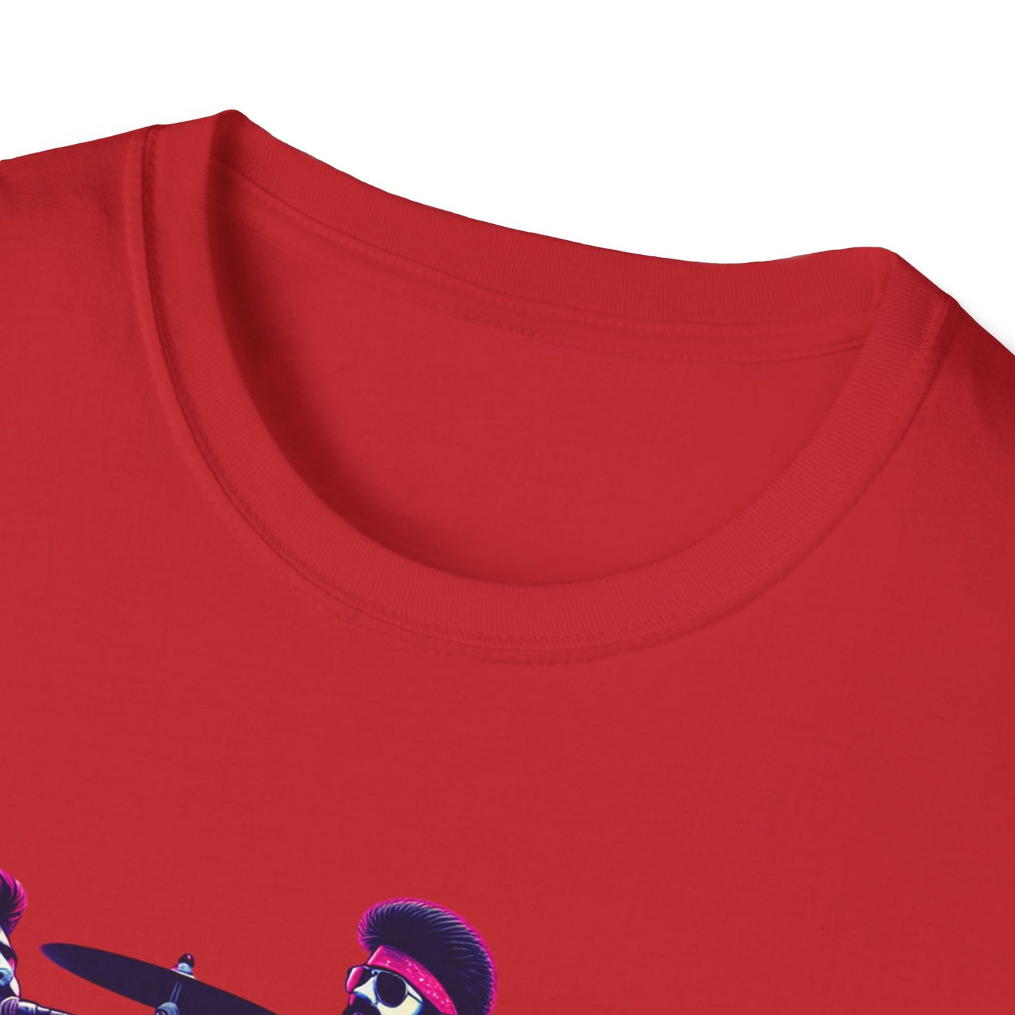 The Kentucky Waterfall, Retro Music Band Unisex Softstyle T-Shirt - Perfect for Concerts and Festivals - Psychonaut Swag