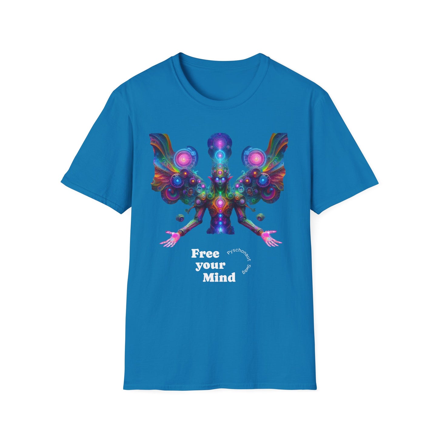 Mechanical Elf, Psychonaut Swag, Unisex Softstyle T-Shirt - Psychonaut Swag
