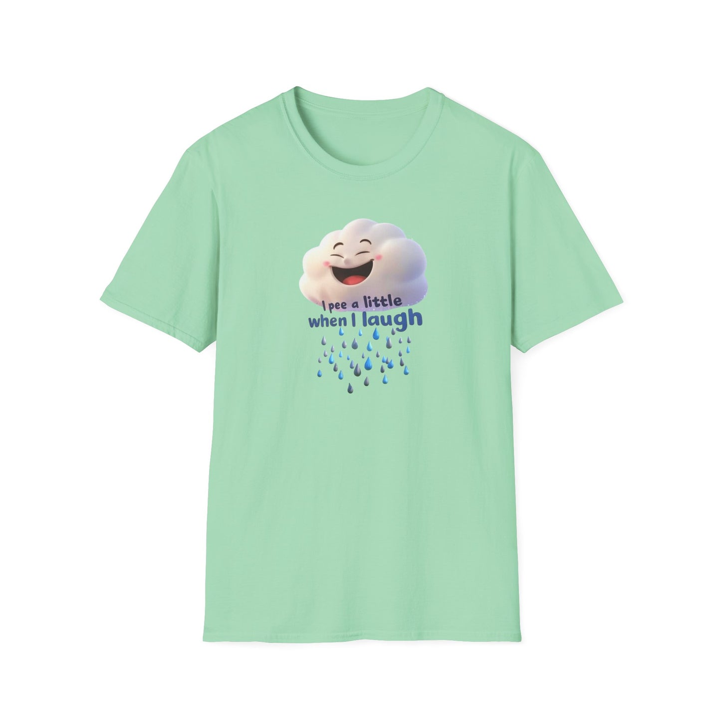 Cloud Laughing Causes Rains, Unisex Softstyle T-Shirt