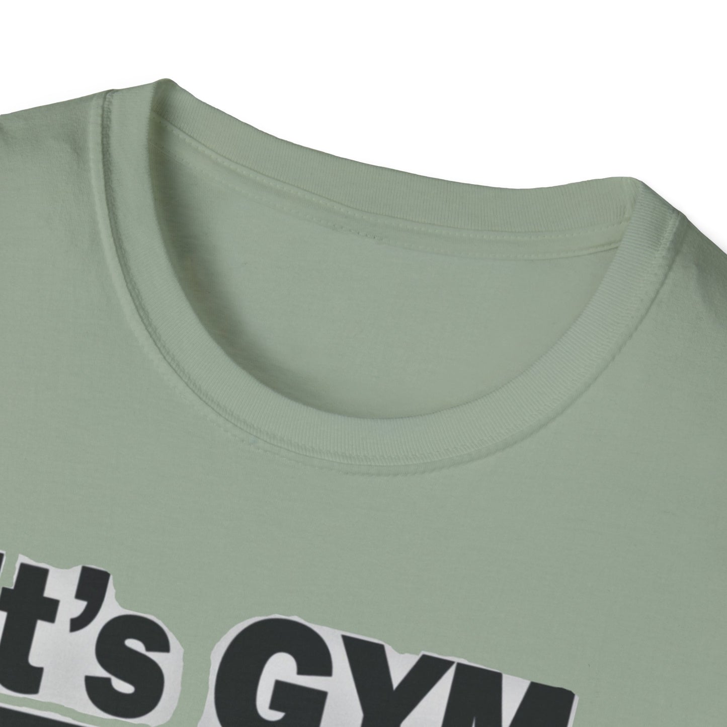 It's Gym Time T-Shirt, Motivational Workout Shirt, Fitness Apparel, Gift for Gym Lovers, Casual Sport Tee - Psychonaut Swag