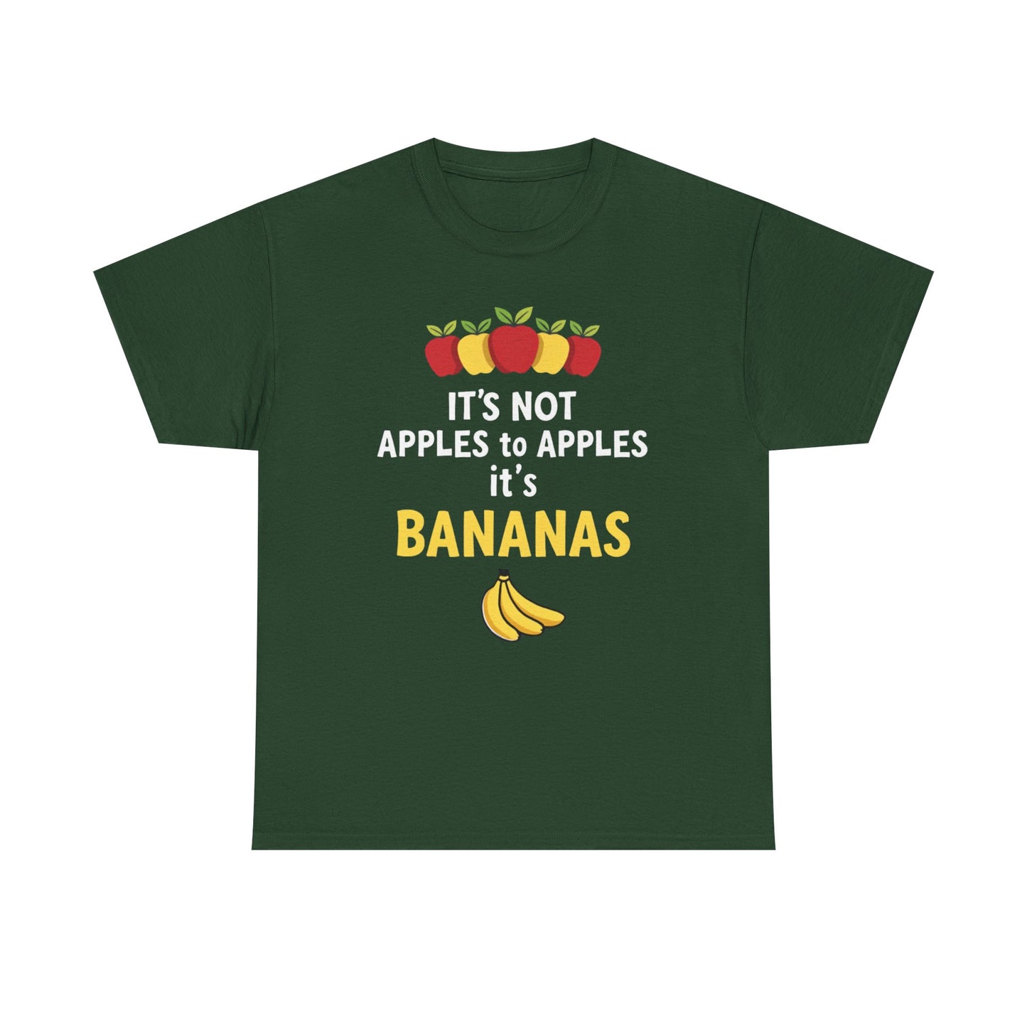 Funny Banana T-Shirt: It's Not Apples to Apples, Cute Graphic Tee for Food Lovers, Gift for Birthdays, Casual Wear, Humor Shirt - Psychonaut Swag