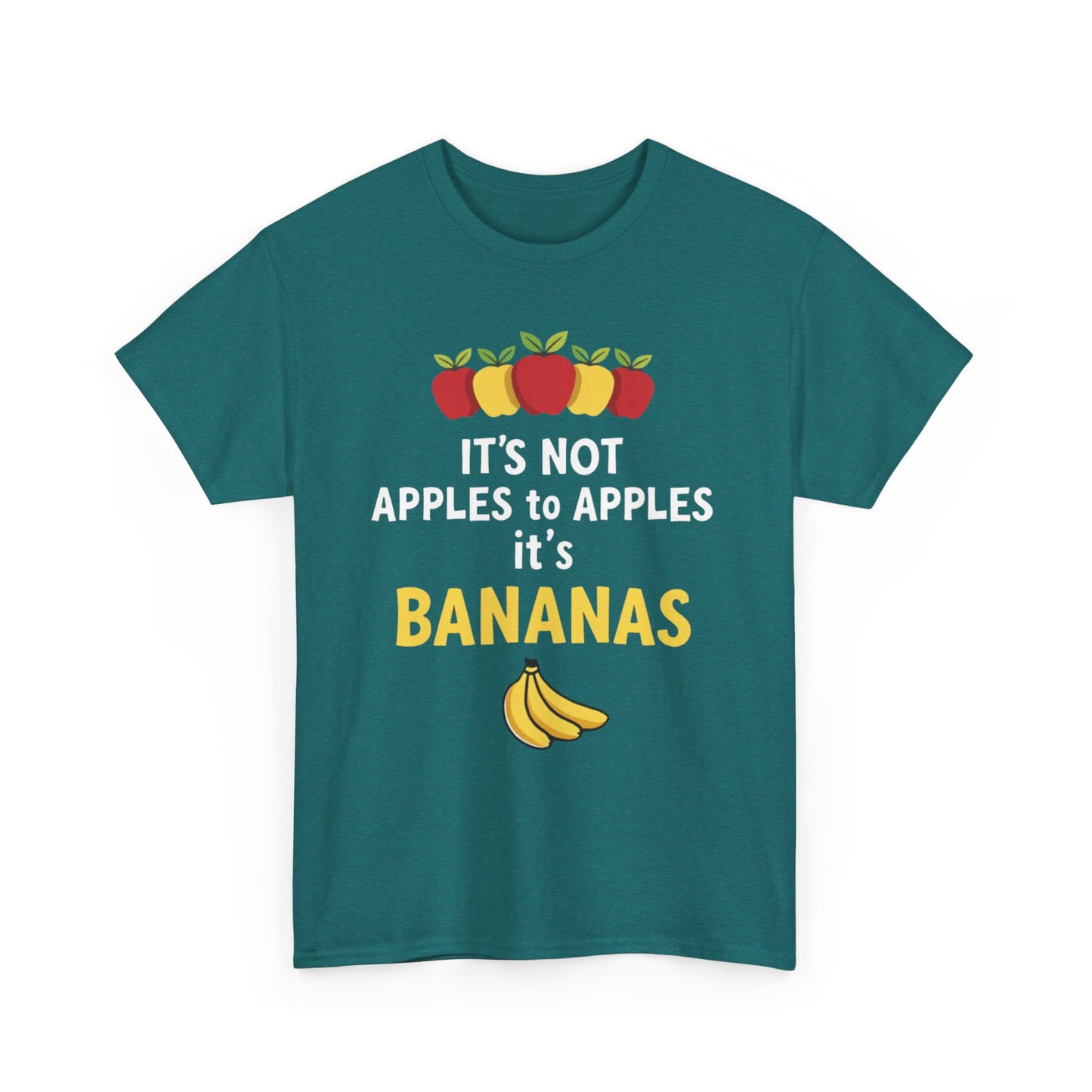 Funny Banana T-Shirt: It's Not Apples to Apples, Cute Graphic Tee for Food Lovers, Gift for Birthdays, Casual Wear, Humor Shirt - Psychonaut Swag