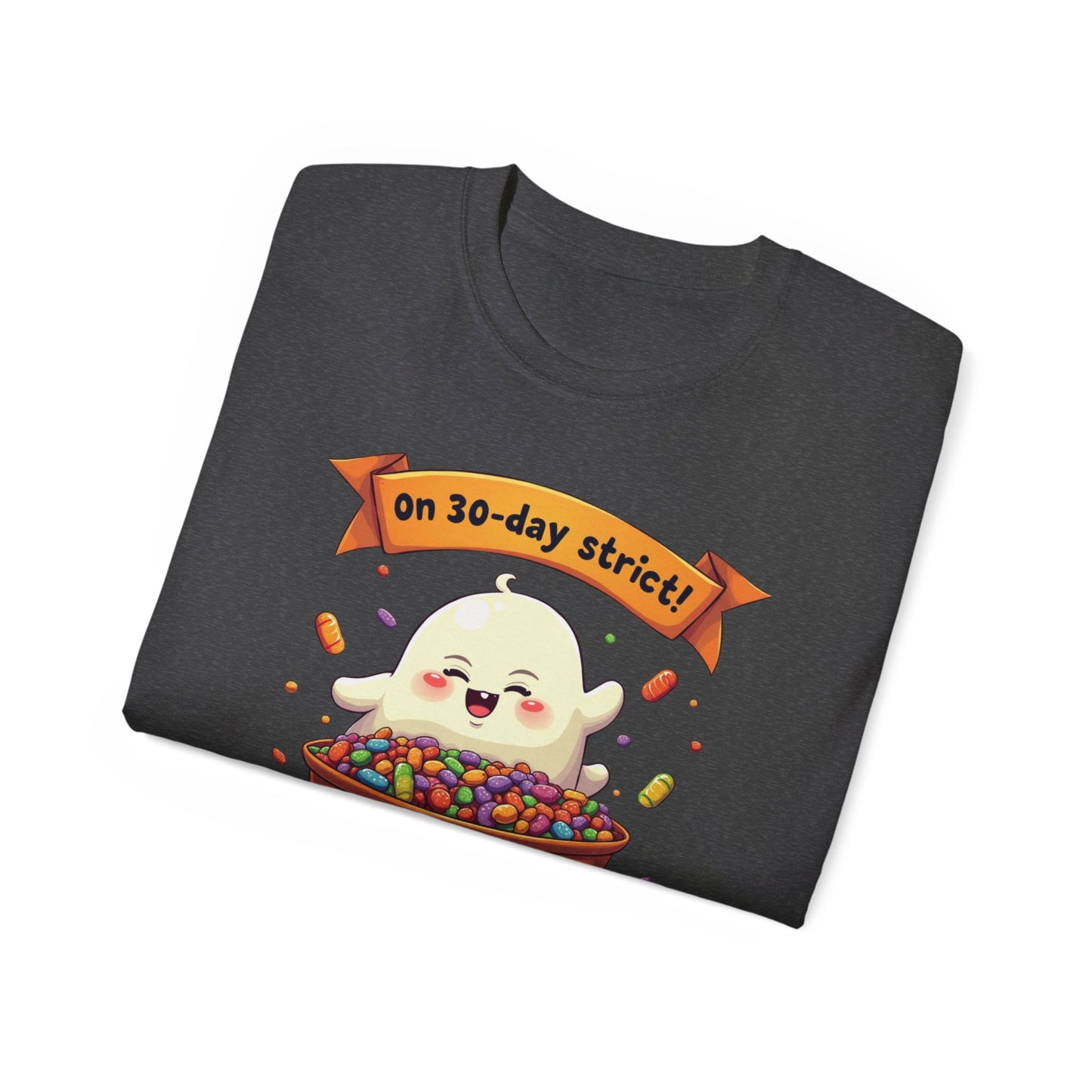 Funny Halloween Diet, Unisex Tee, Cute Ghost Humor Shirt, Gift for Halloween Lovers, Halloween Diet T-Shirt, Spooky Season Apparel