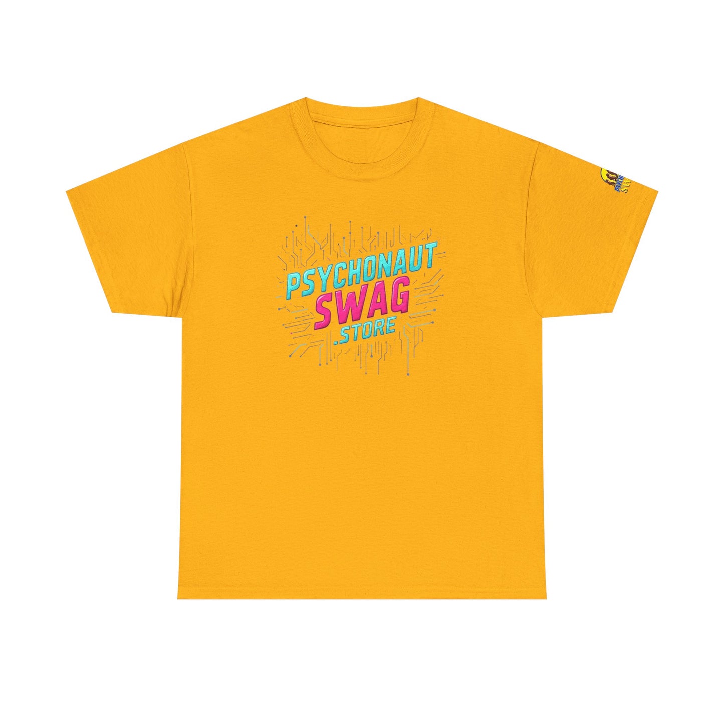 Psychonaut Swag, Human Billboard, Unisex Heavy Cotton Tee
