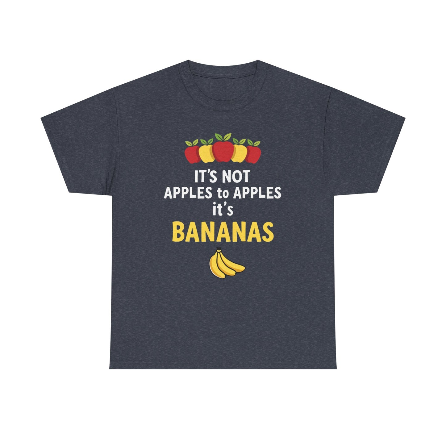 Funny Banana T-Shirt: It's Not Apples to Apples, Cute Graphic Tee for Food Lovers, Gift for Birthdays, Casual Wear, Humor Shirt - Psychonaut Swag