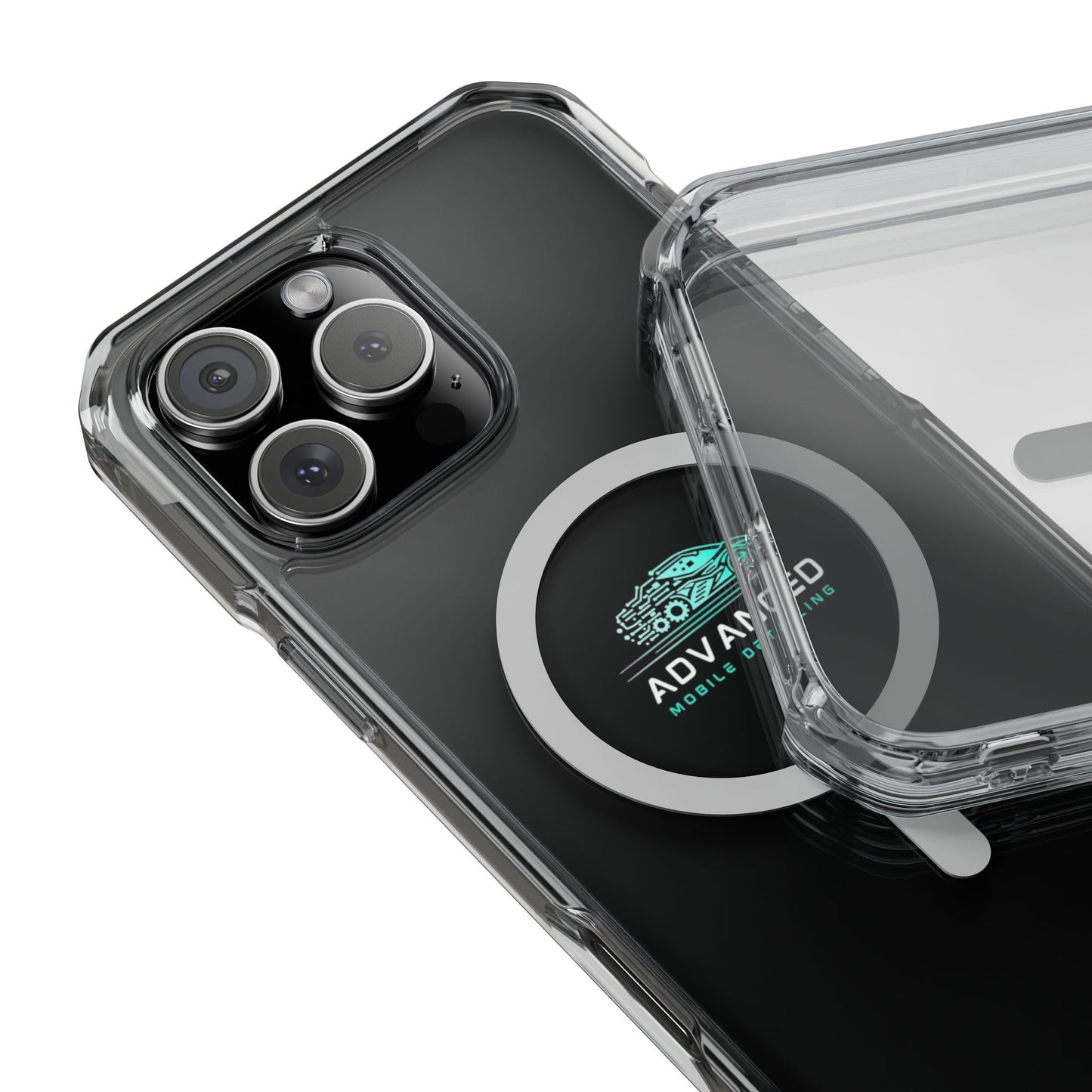Advanced Mobile Detailing, Phone Case for Car Enthusiasts, Clear Protective Shell, Advanced Mobile Detailing, Customizable Gift, Stylish Phone Accessory