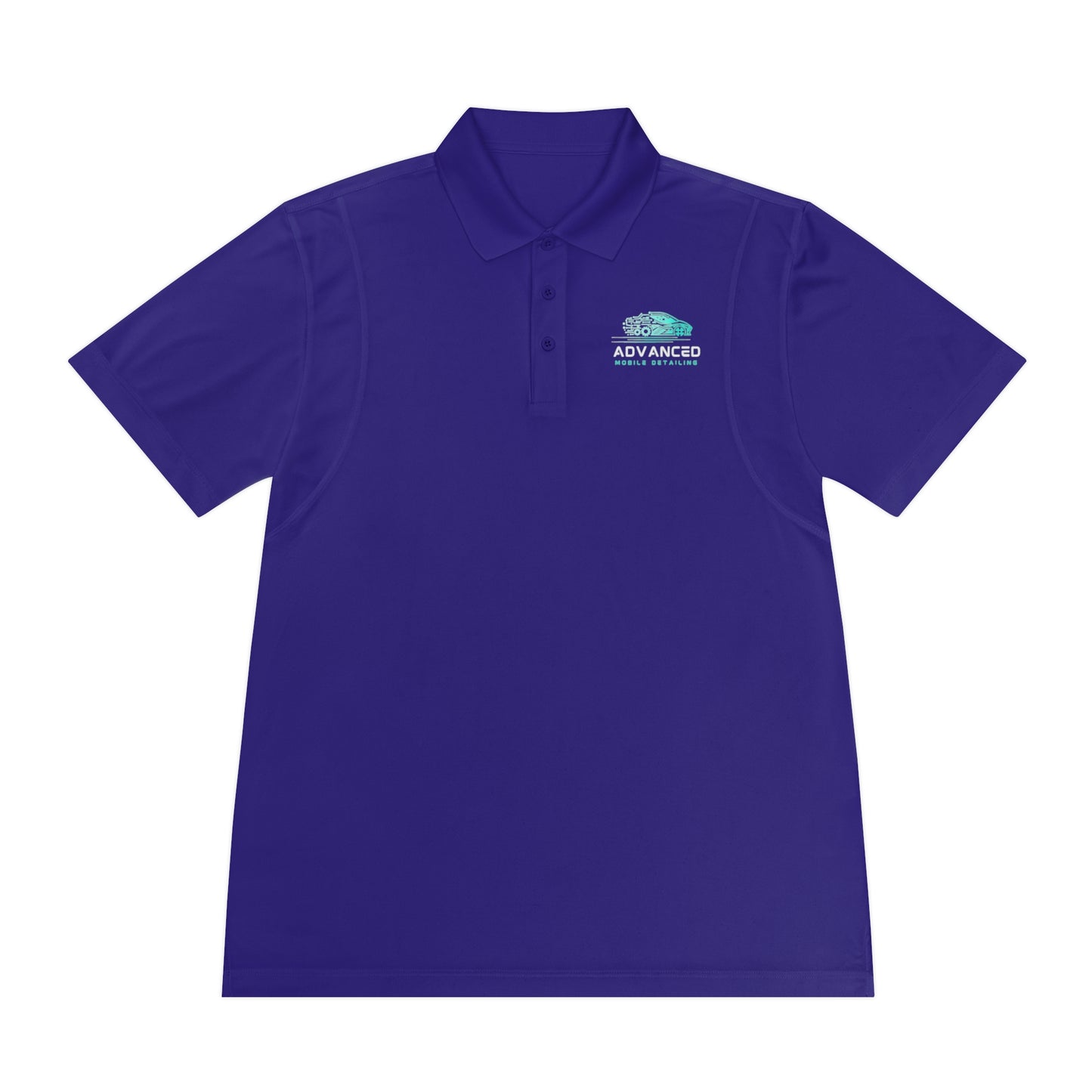 Advanced Mobile, Men's Sport Polo Shirt, Activewear, Casual Dress Shirt for Men, Perfect for Outdoor Activities, Golf, and Everyday Wear