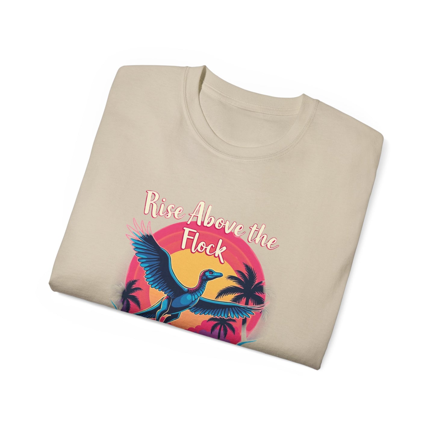 Rise Above the Flock Unisex Ultra Cotton Tee - Tropical Vibe Shirt - Psychonaut Swag