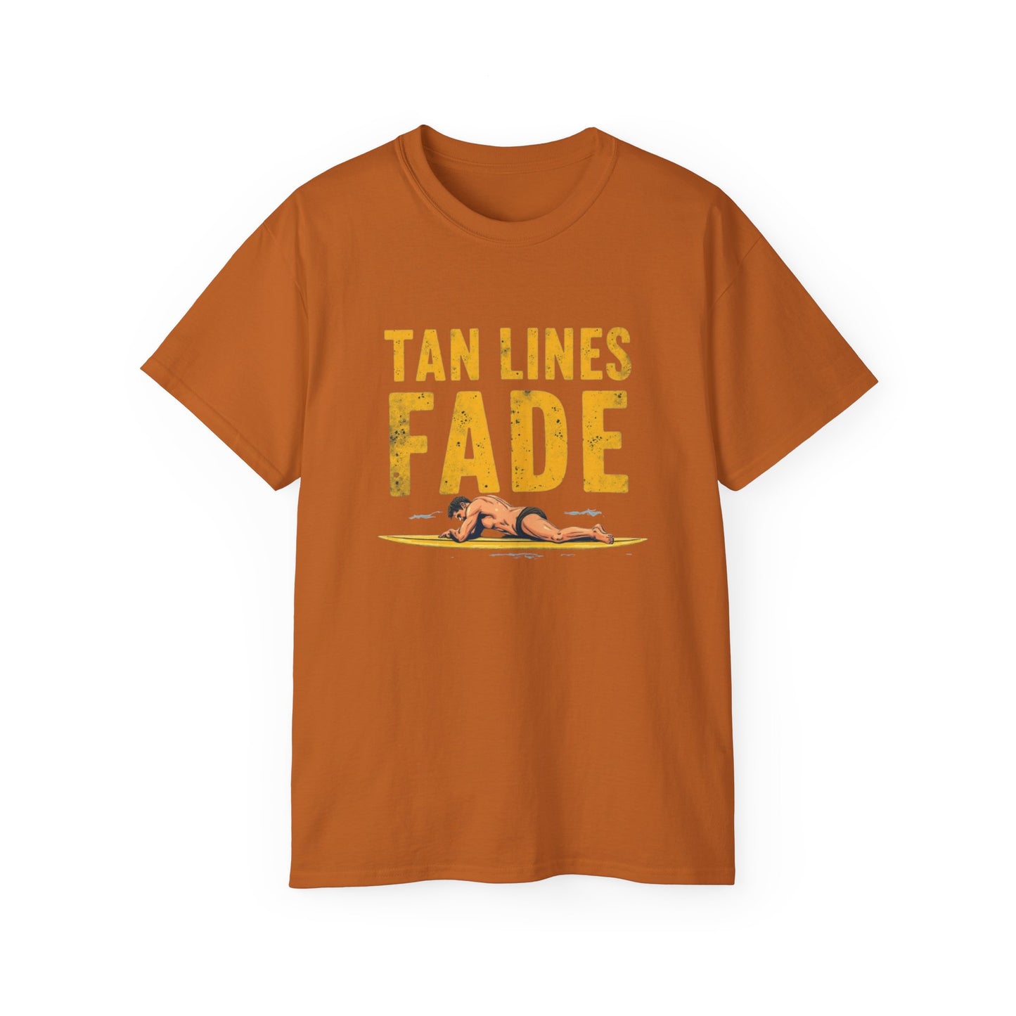 Surfer Tan Lines Tee, Unisex Cotton Shirt, Vacation Apparel, Beach Day Outfit, Casual Summer Clothing - Psychonaut Swag