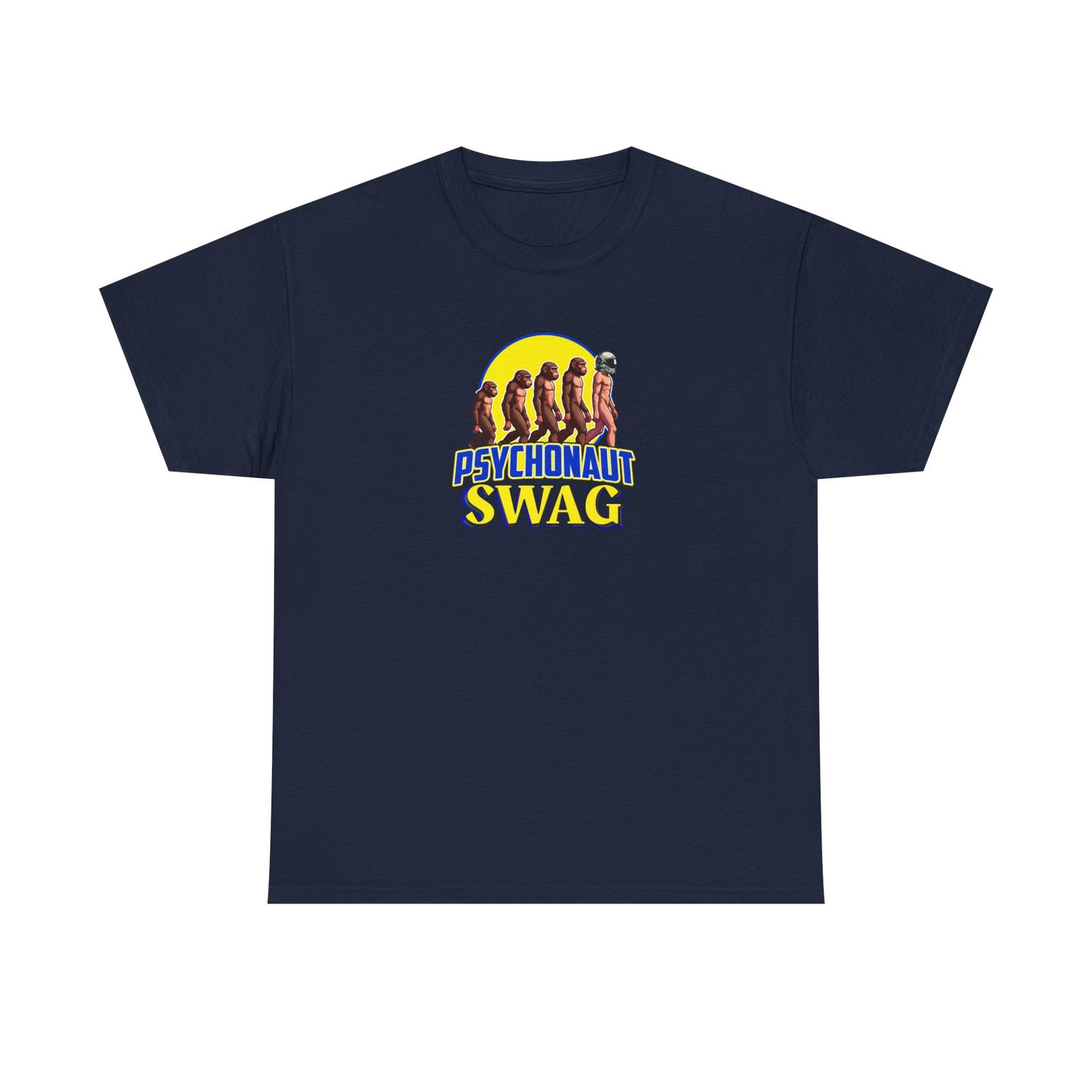 Psychonaut swag small biz, Heavy Cotton Tee, Cool Graphic T-Shirt, Streetwear Top, Gift for Psychonauts, Fun Casual Wear