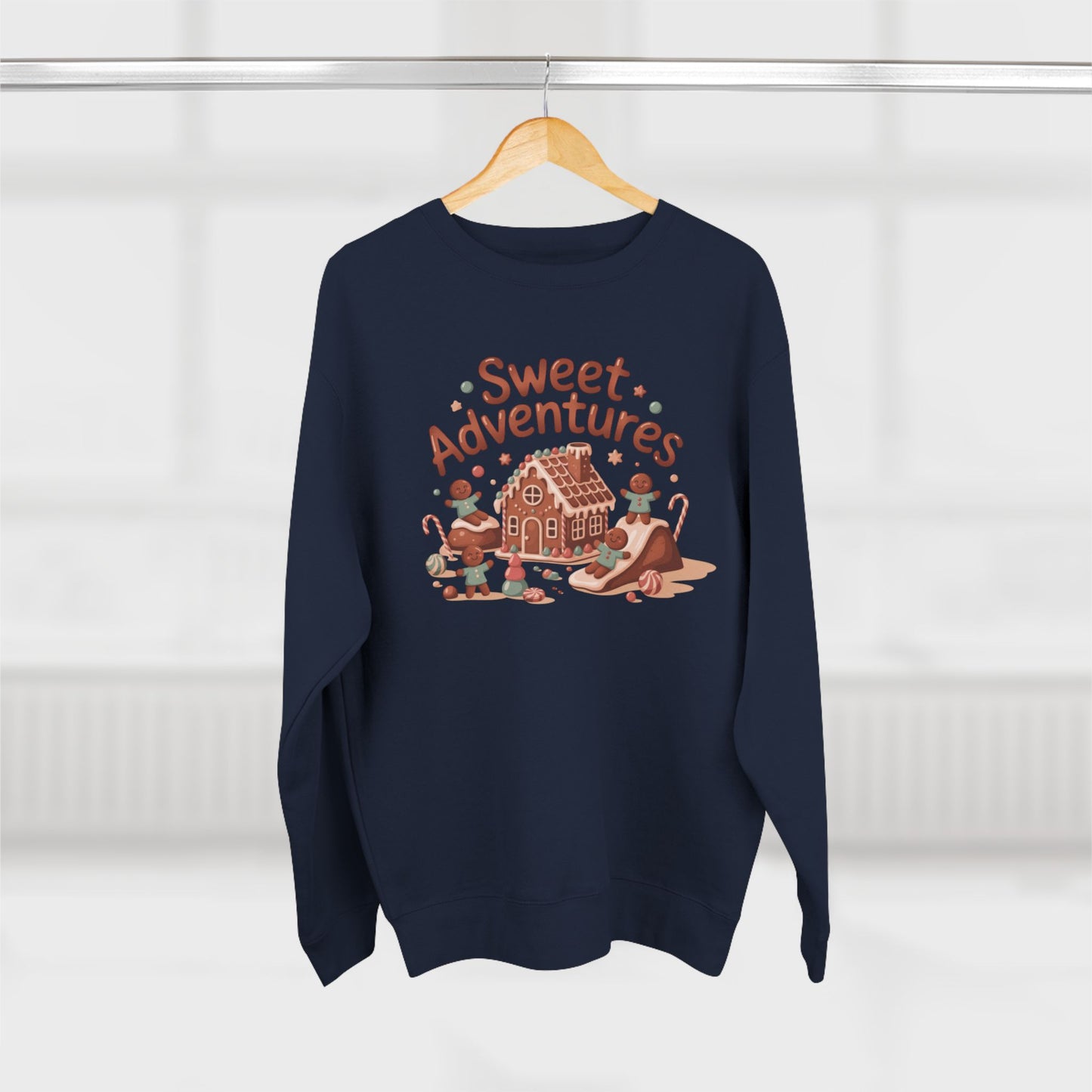 Sweet Adventures Sweatshirt — Gingerbread House Holiday Crewneck