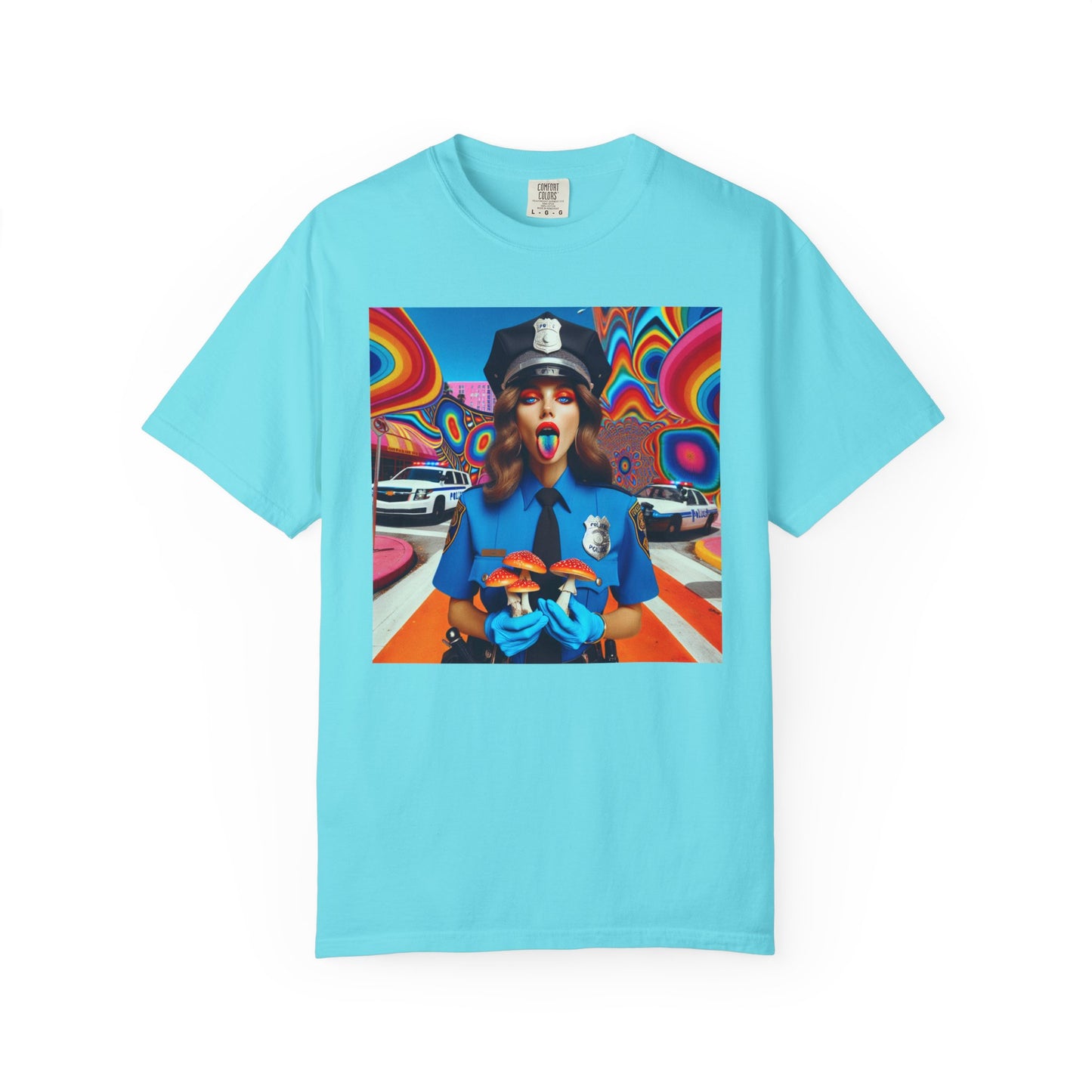 Holding, Unisex Garment-Dyed T-shirt - Psychonaut Swag