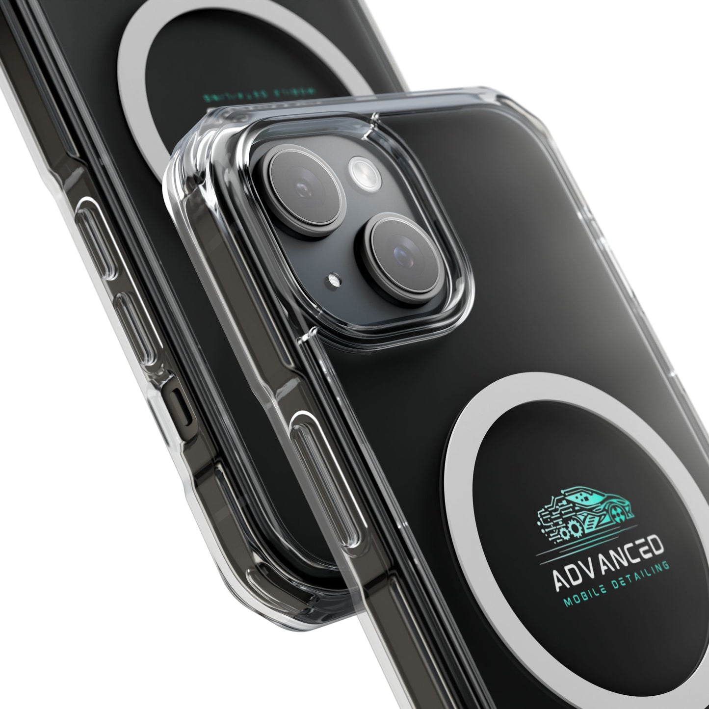 Advanced Mobile Detailing, Phone Case for Car Enthusiasts, Clear Protective Shell, Advanced Mobile Detailing, Customizable Gift, Stylish Phone Accessory