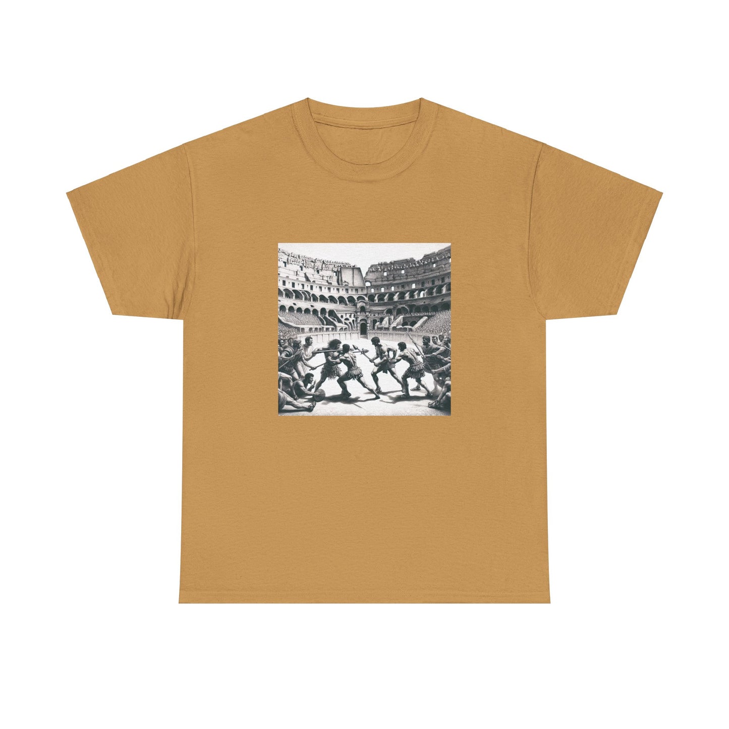 Gladiator, fight Unisex Heavy Cotton Tee - Psychonaut Swag