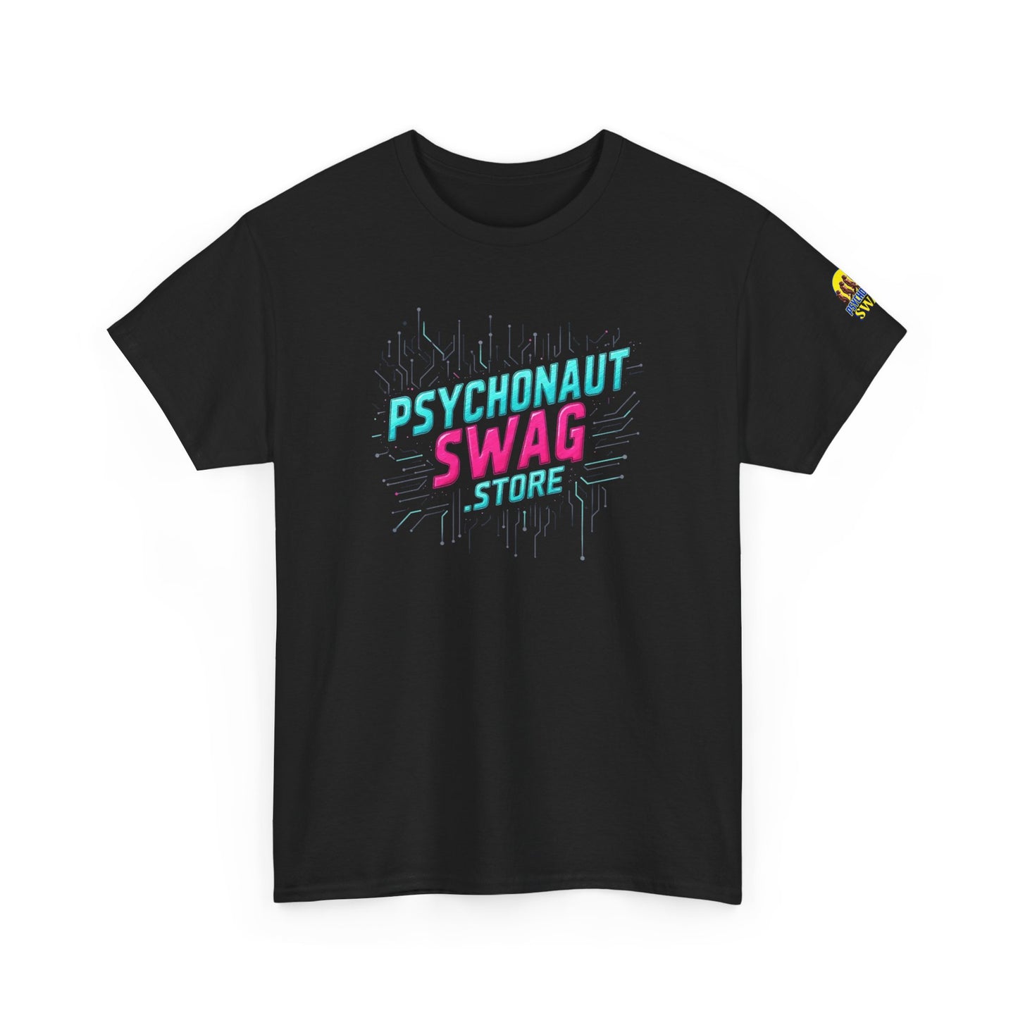 Psychonaut Swag, Human Billboard, Unisex Heavy Cotton Tee