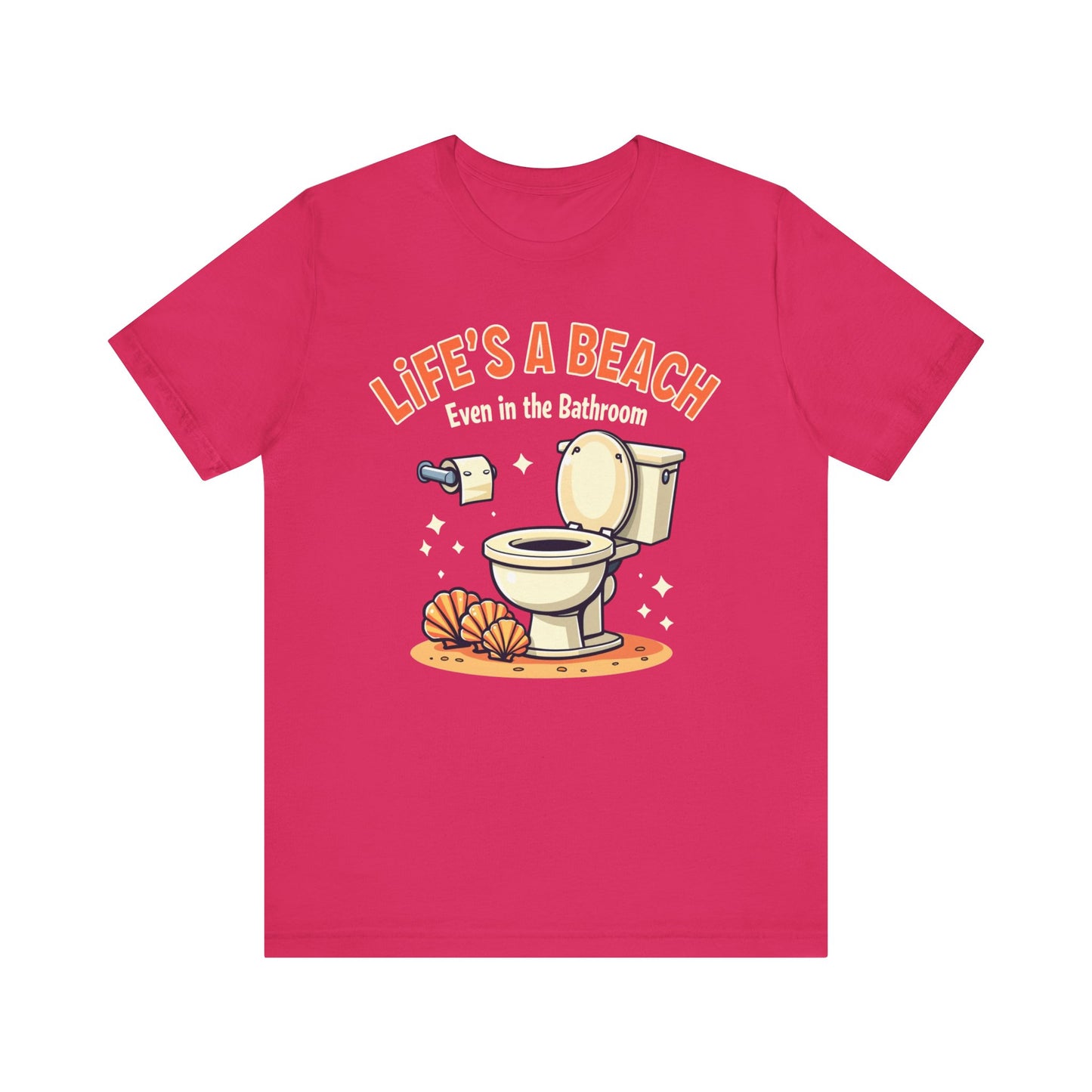 Life's a Beach, Unisex Short Sleeve Shirt - Psychonaut Swag