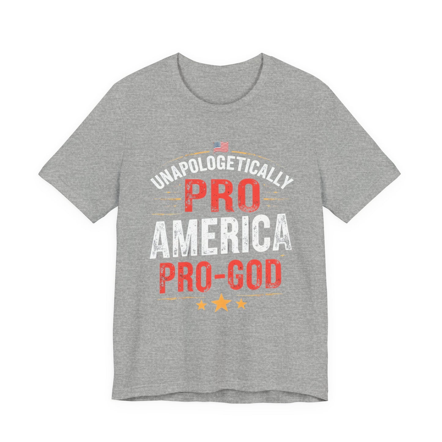 Pro-America Pro-God Tee - Patriotic Jersey T-Shirt - Psychonaut Swag