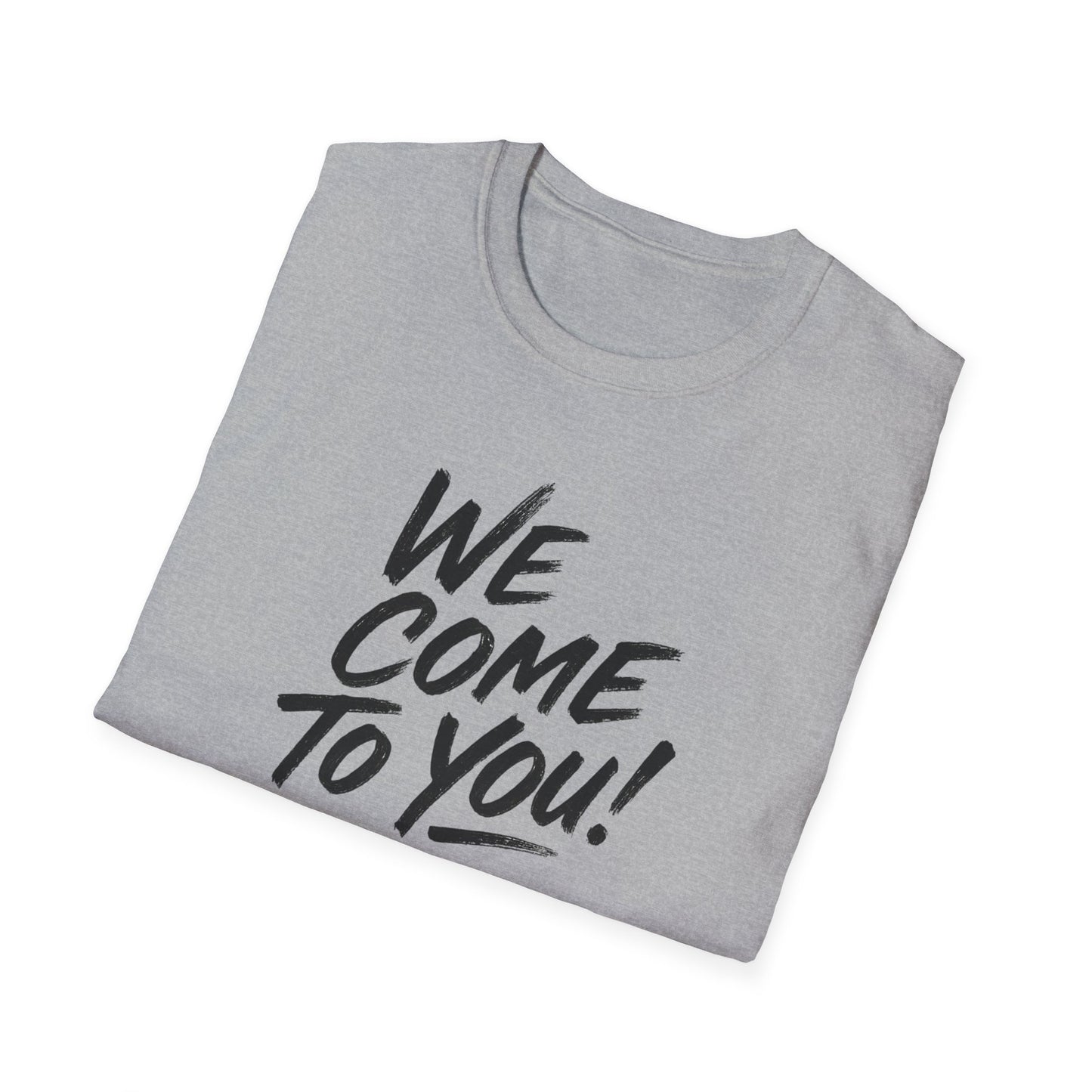 Advanced Mobile Detailing, Unisex Softstyle T-Shirt - 'We Come To You!' Graphic Tee for Mobile Detailers, Perfect for Everyday Wear, Gifts, Parties, Casual Outings