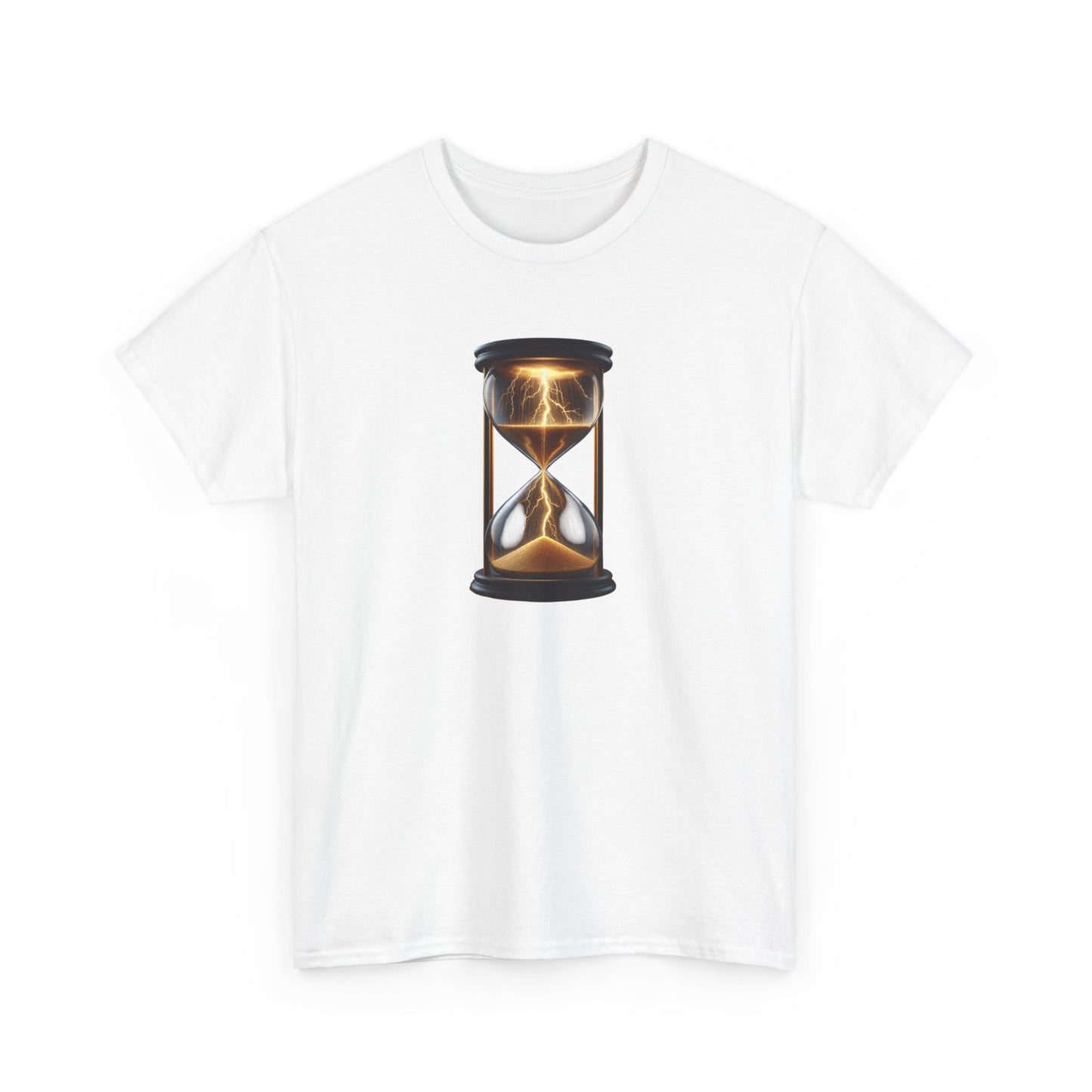 Static Time, Unisex Heavy Cotton Tee - Psychonaut Swag