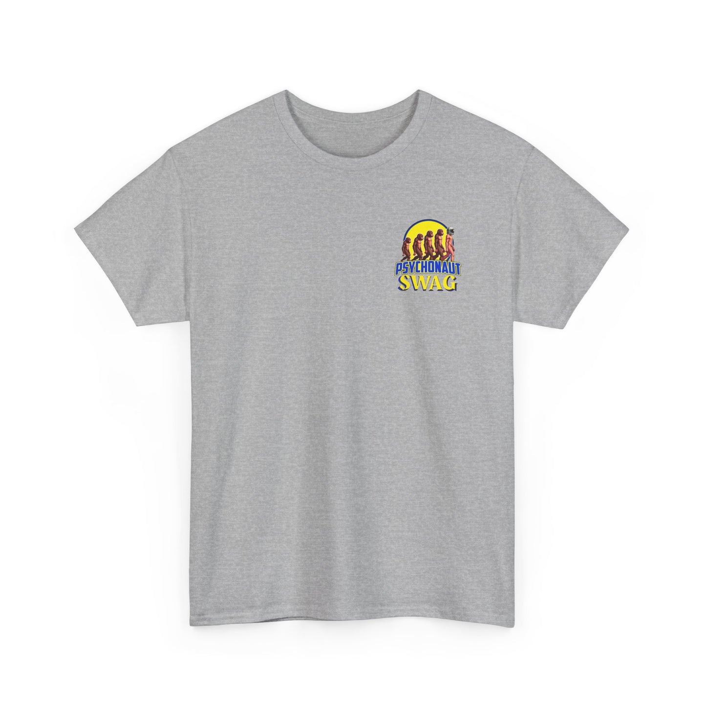 Colorful Retro Style Unisex Heavy Cotton Tee, Graphic Tee, Casual Wear, Gift Idea, Summer Fashion, Festival Outfit - Psychonaut Swag