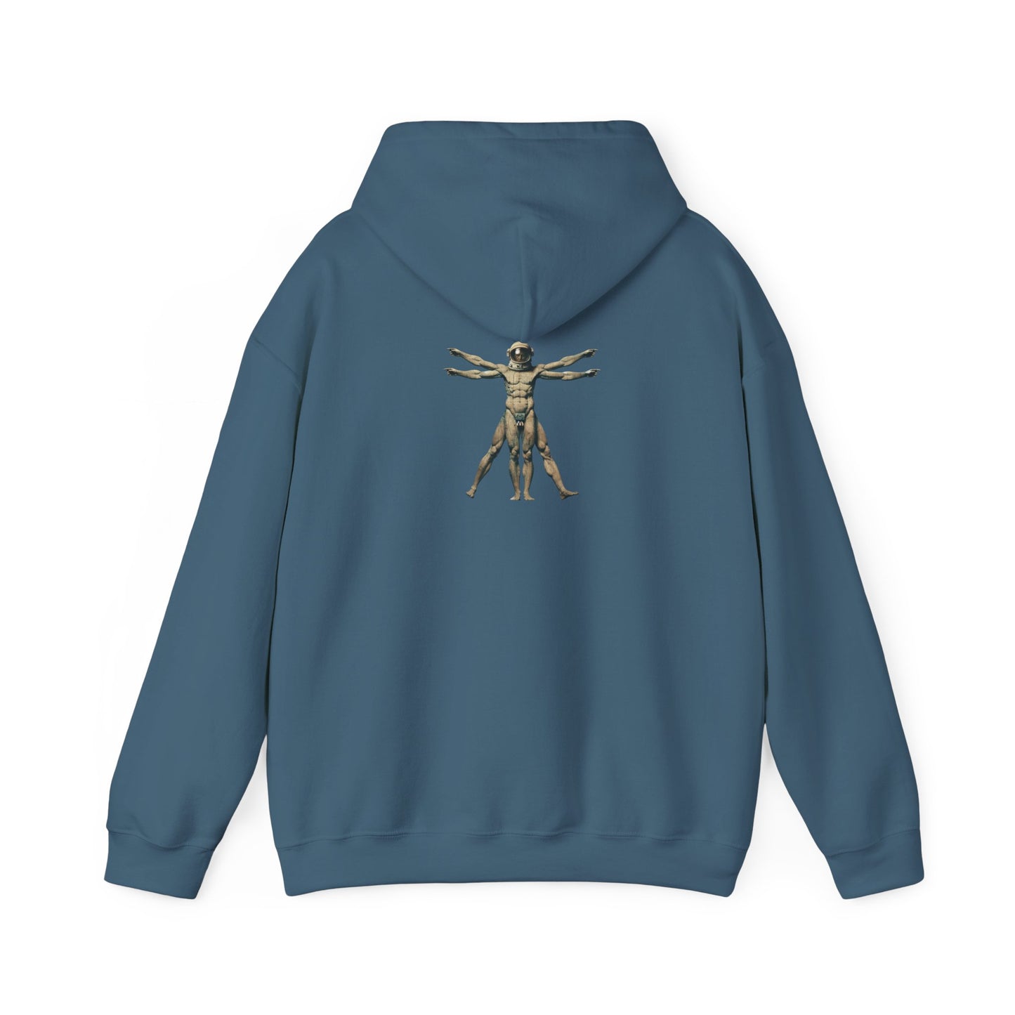 Psychonaut Staple, Vitruvian Hoody,Unisex Heavy Blend™ Hooded Sweatshirt - Psychonaut Swag